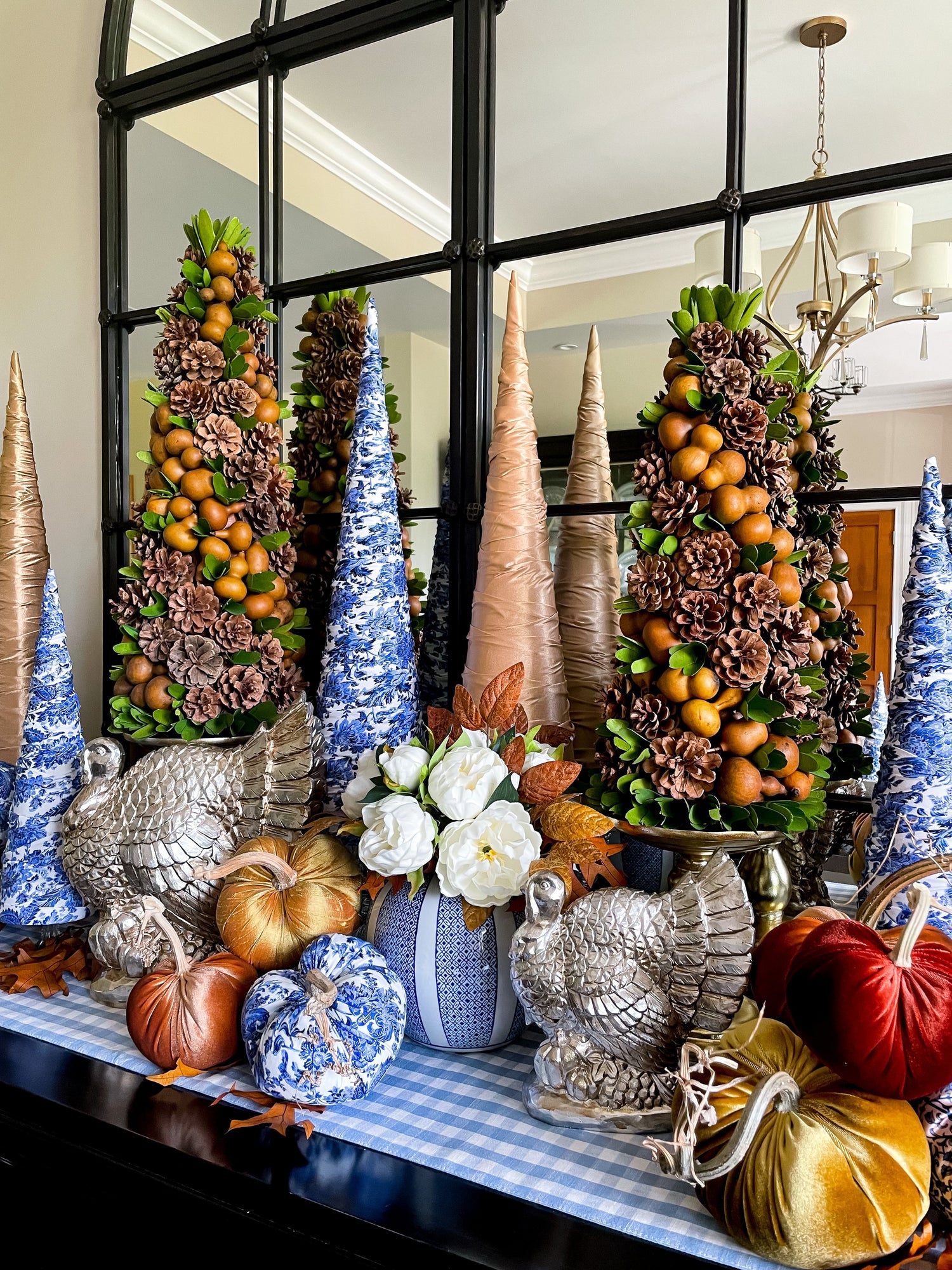 Handmade Fabric Cone Trees - Festive Style for Every Season