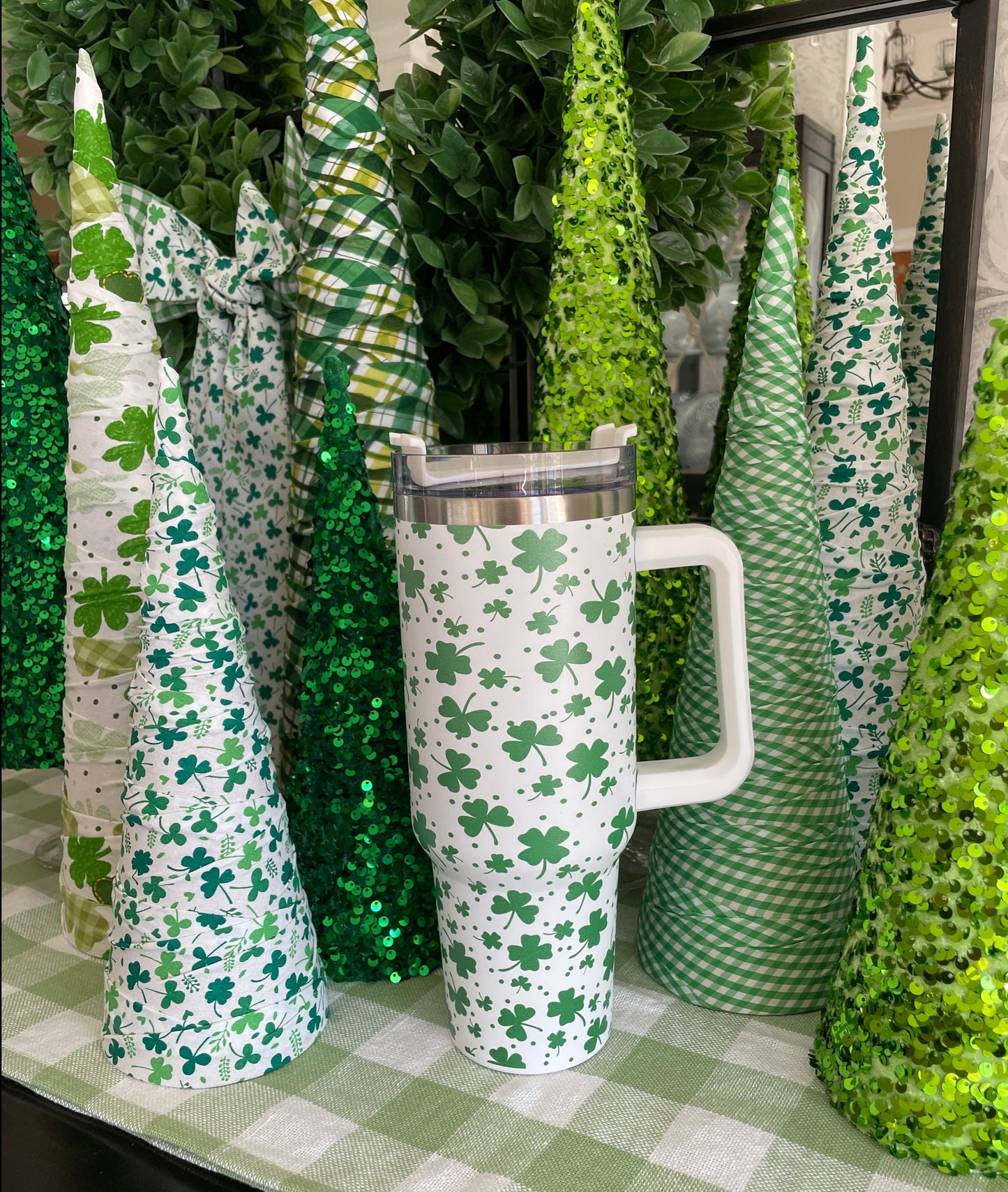 Saint Patrick's Shamrocks 40oz Tumbler