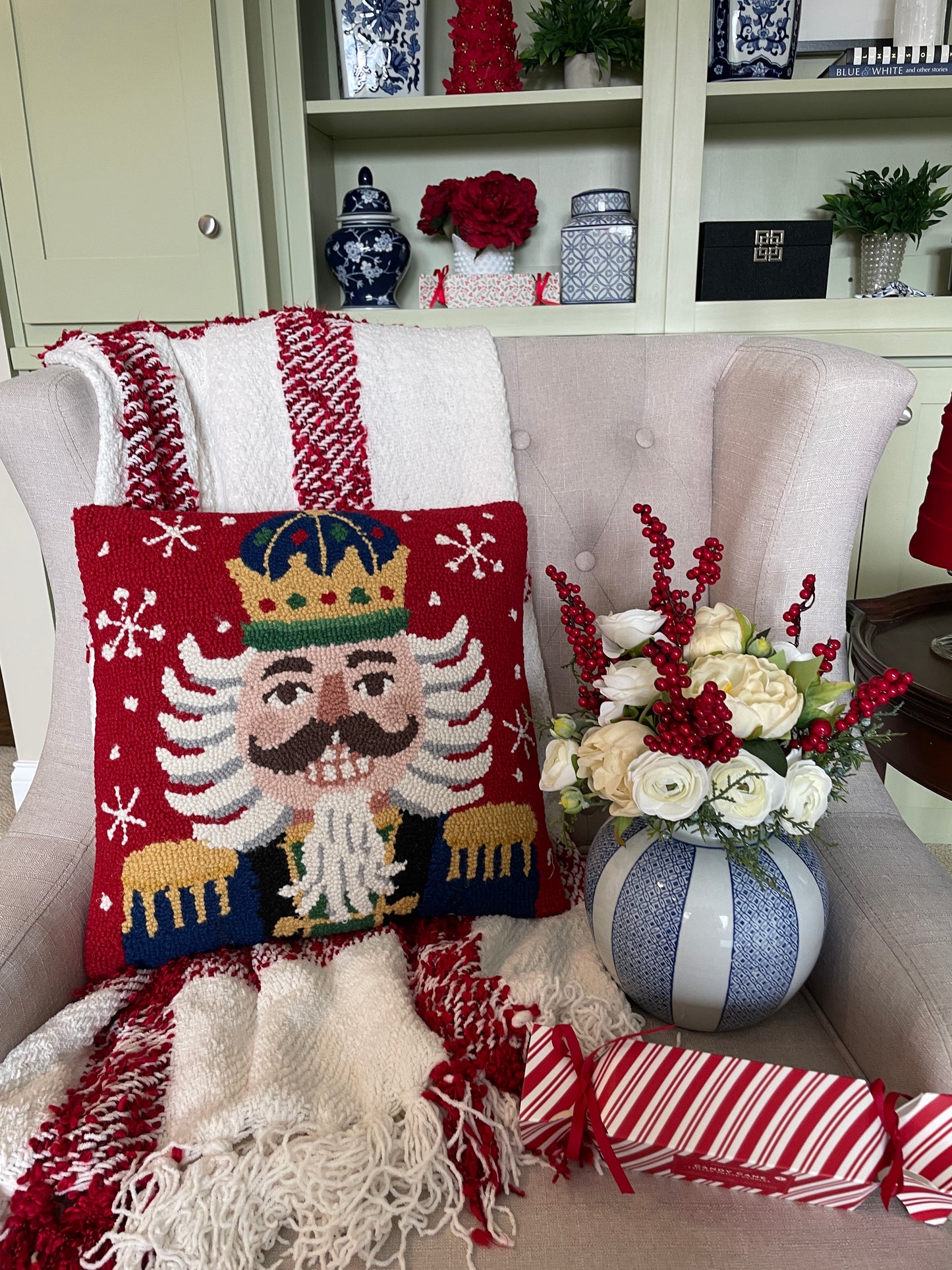 Christmas Nutcracker Hook Pillow
