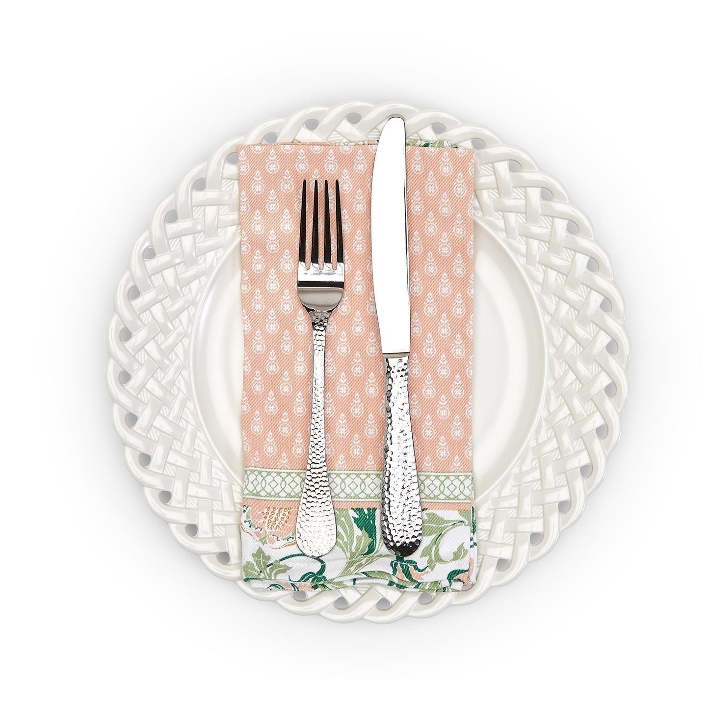 Fleurette Cotton Napkins, Set of 4