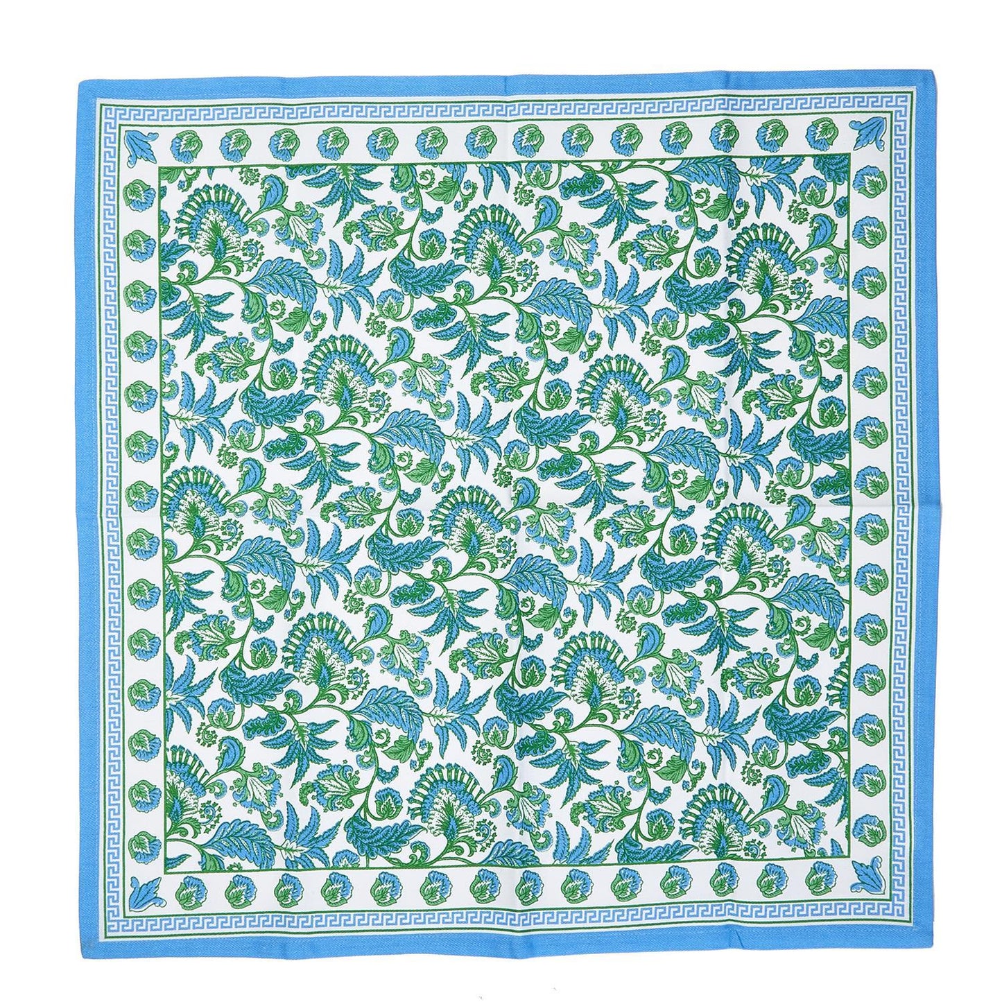 Hampton Block Print Cloth Napkins, Set of 4