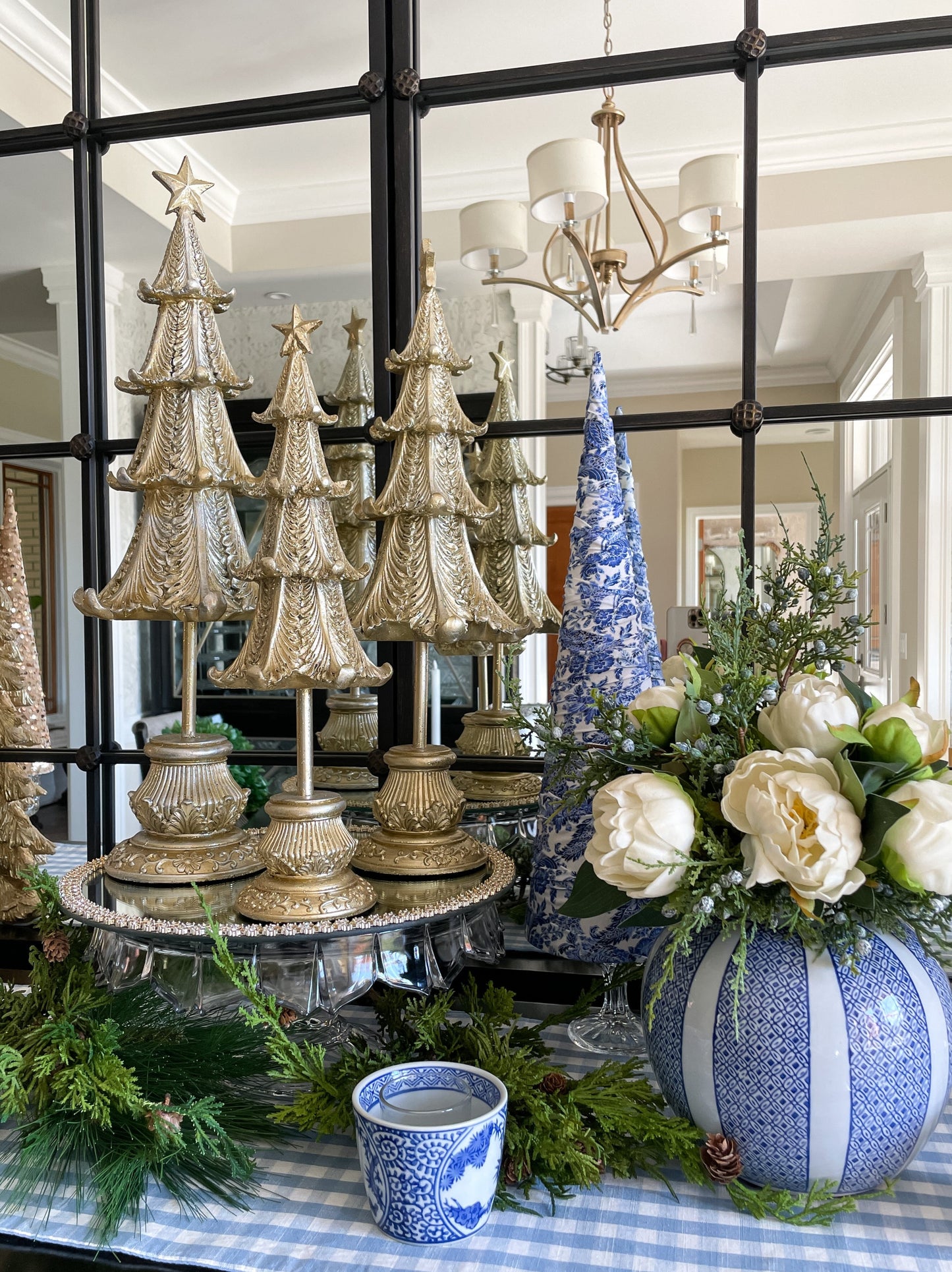 Champagne Trees On Spindle Base