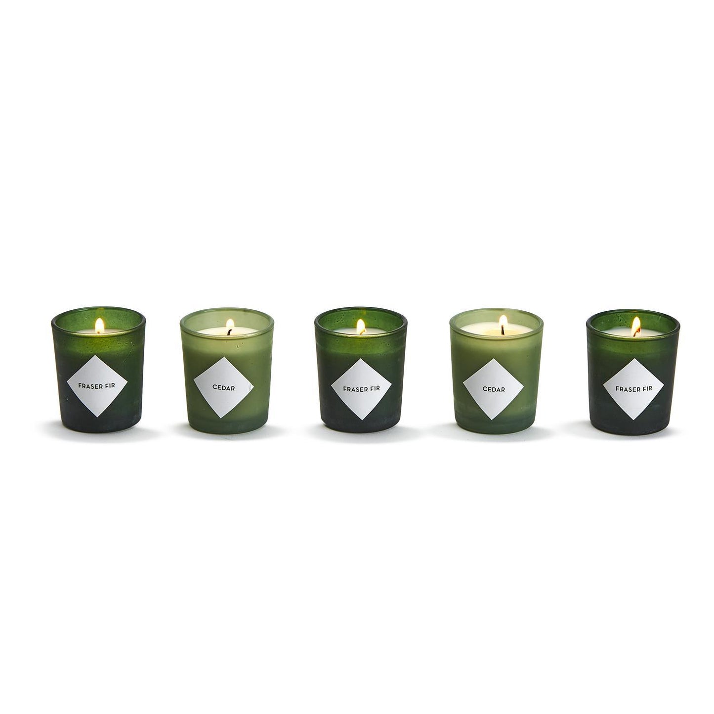 Winter Evergreen Scented Candles in Gift Box