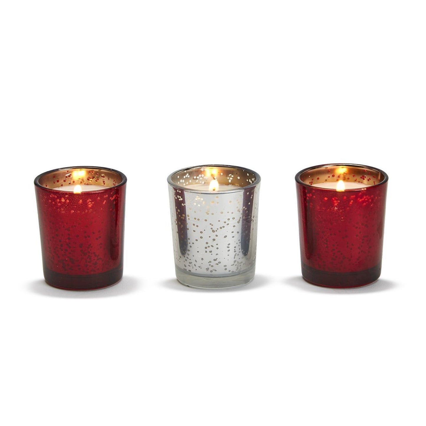 Candy Cane Cracker Scented Candles, Set of 3
