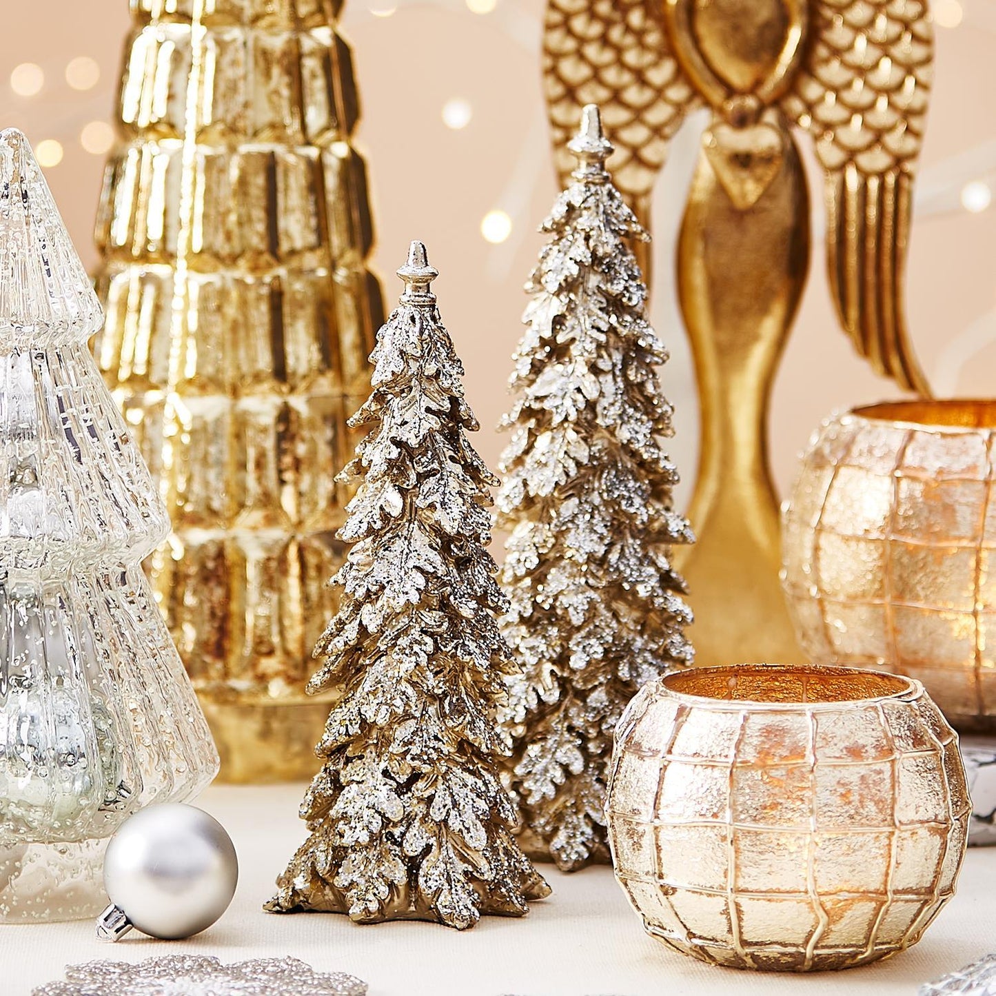 Glistening Christmas Trees