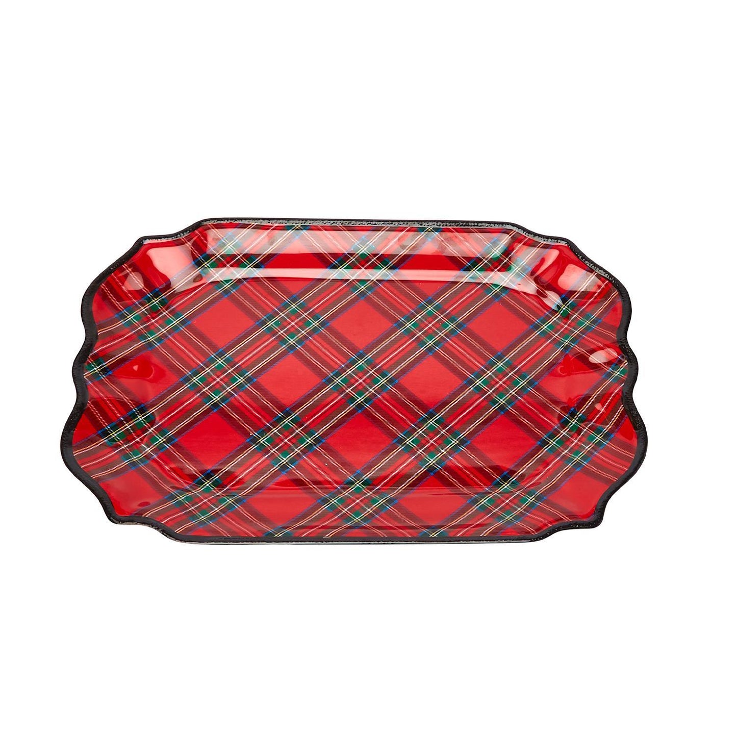 Tartan Melamine Platter