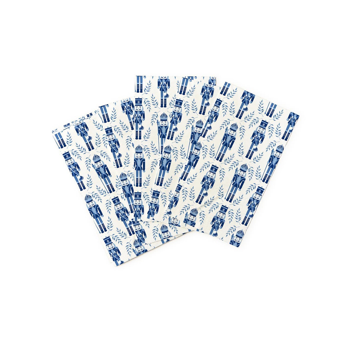 Blue Nutcracker Paper Guest Towels