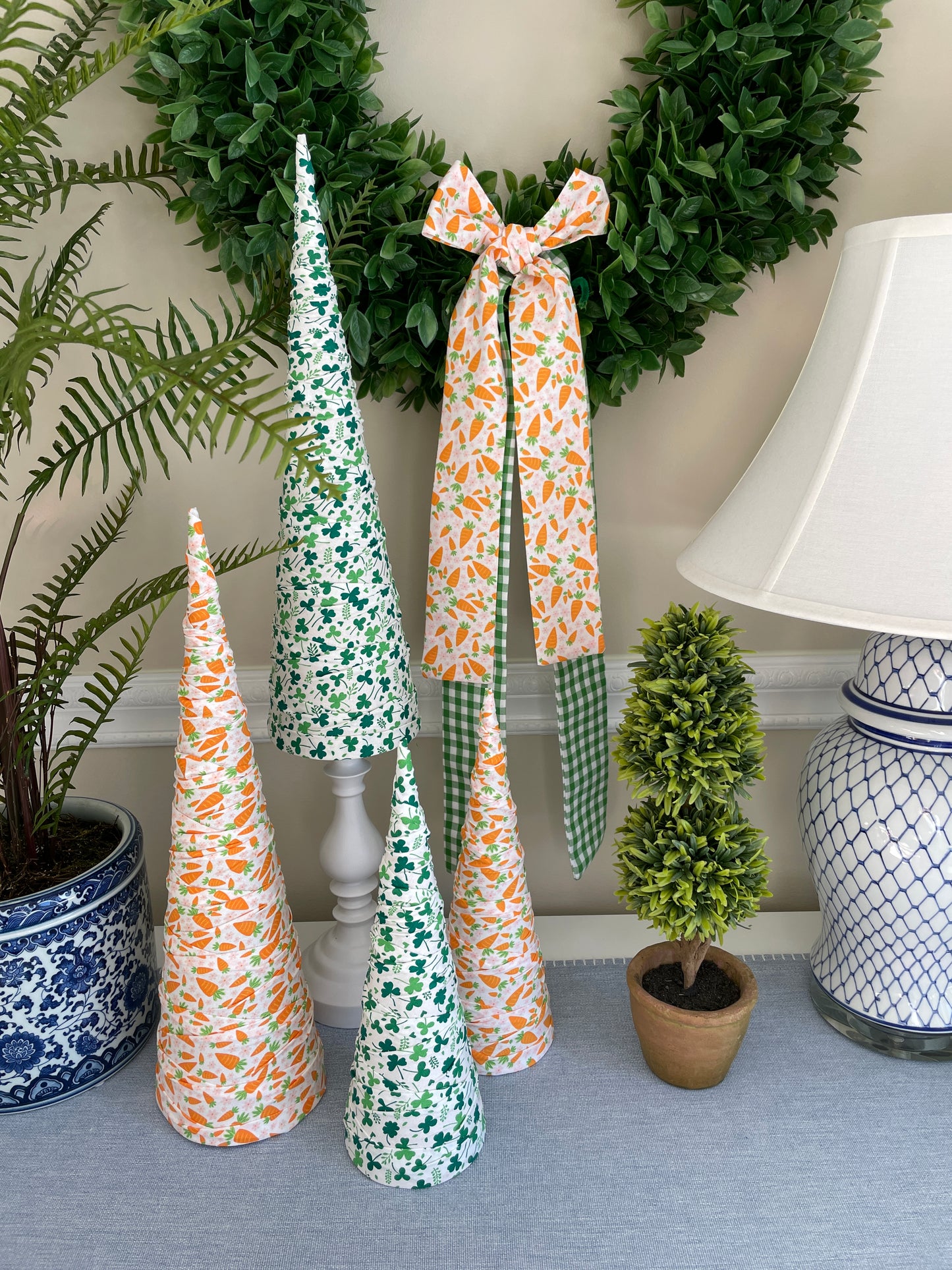 Carrots and Clovers Bows