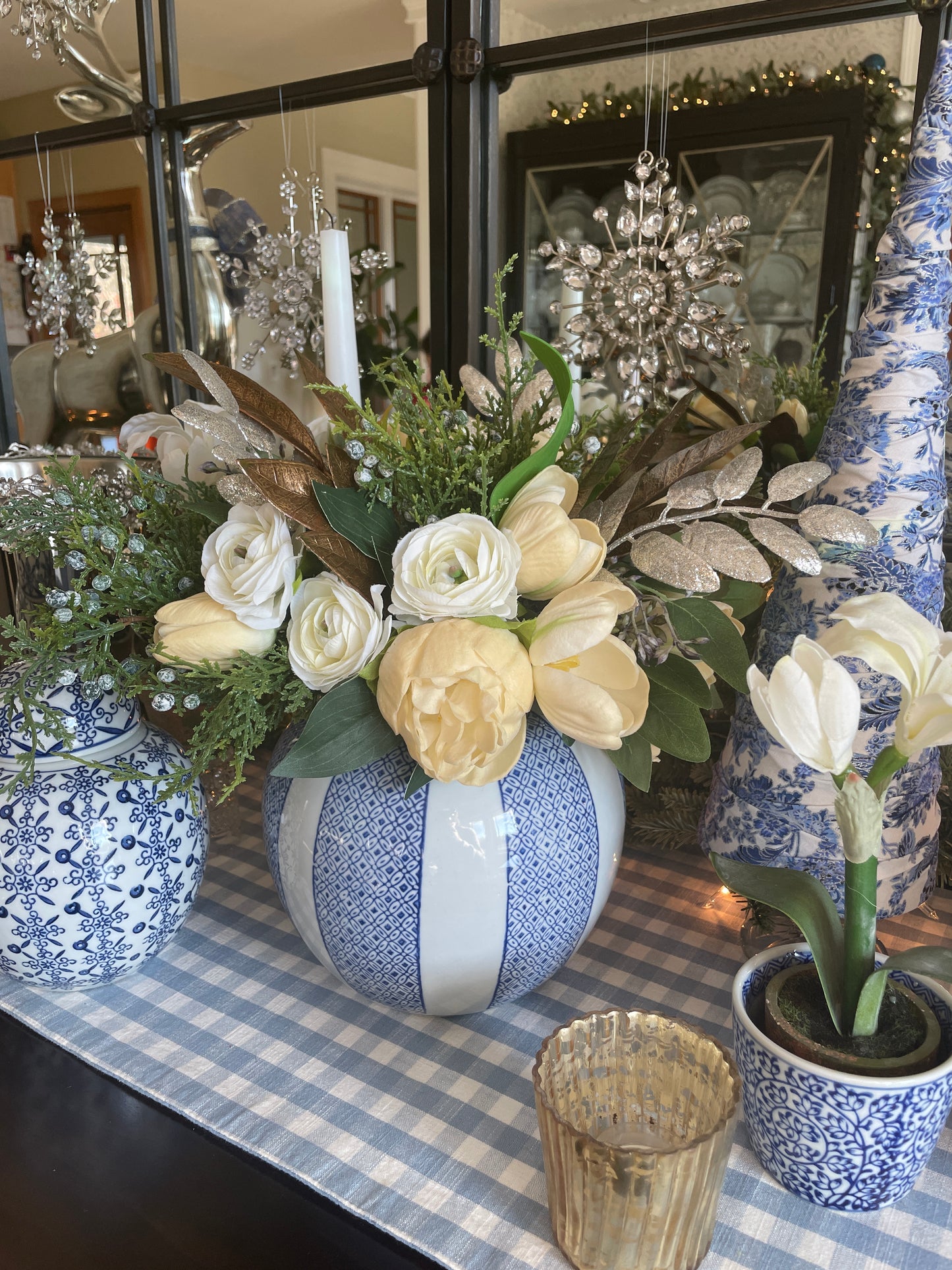 Striped Lidded Jar