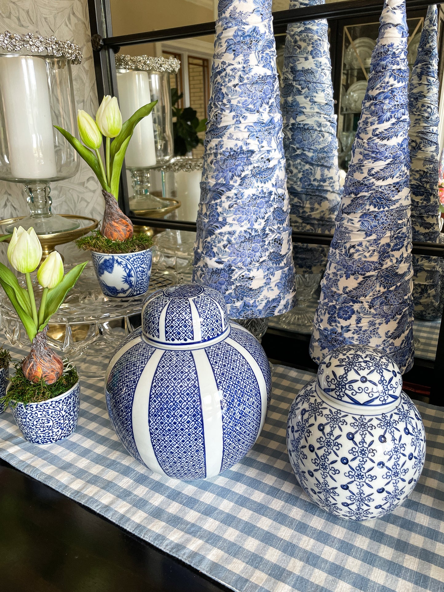 Striped Lidded Jar