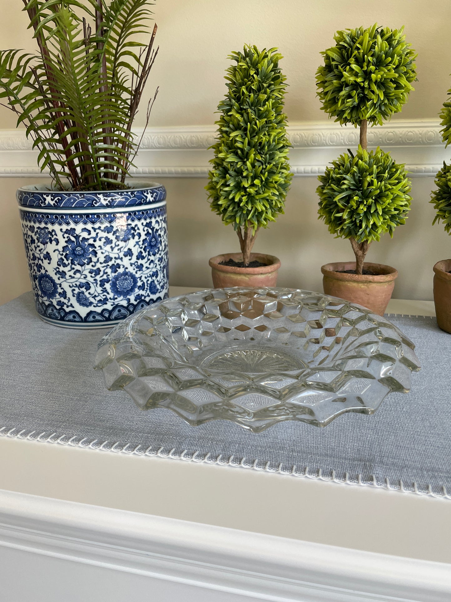 Fostoria American Clear Rolled Edge Bowl