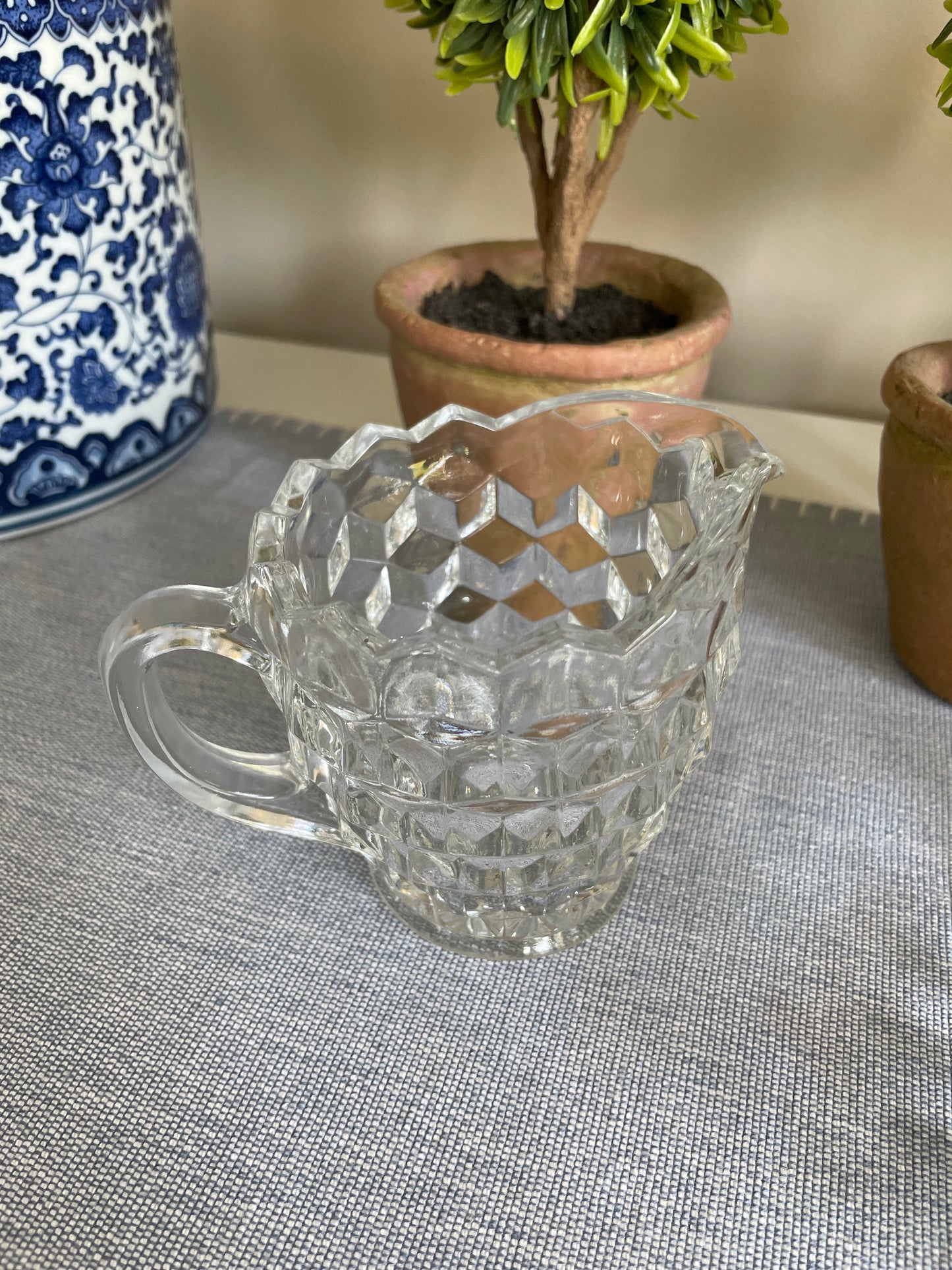 Fostoria American Clear Cream Holder