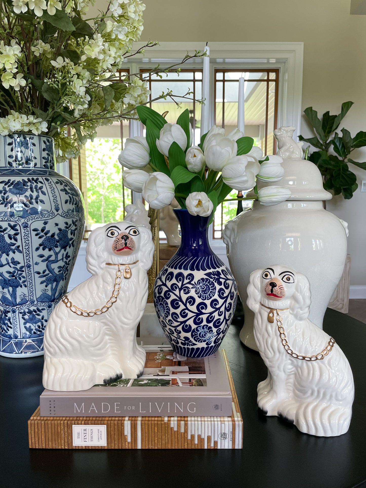 Staffordshire Dog Statue Set