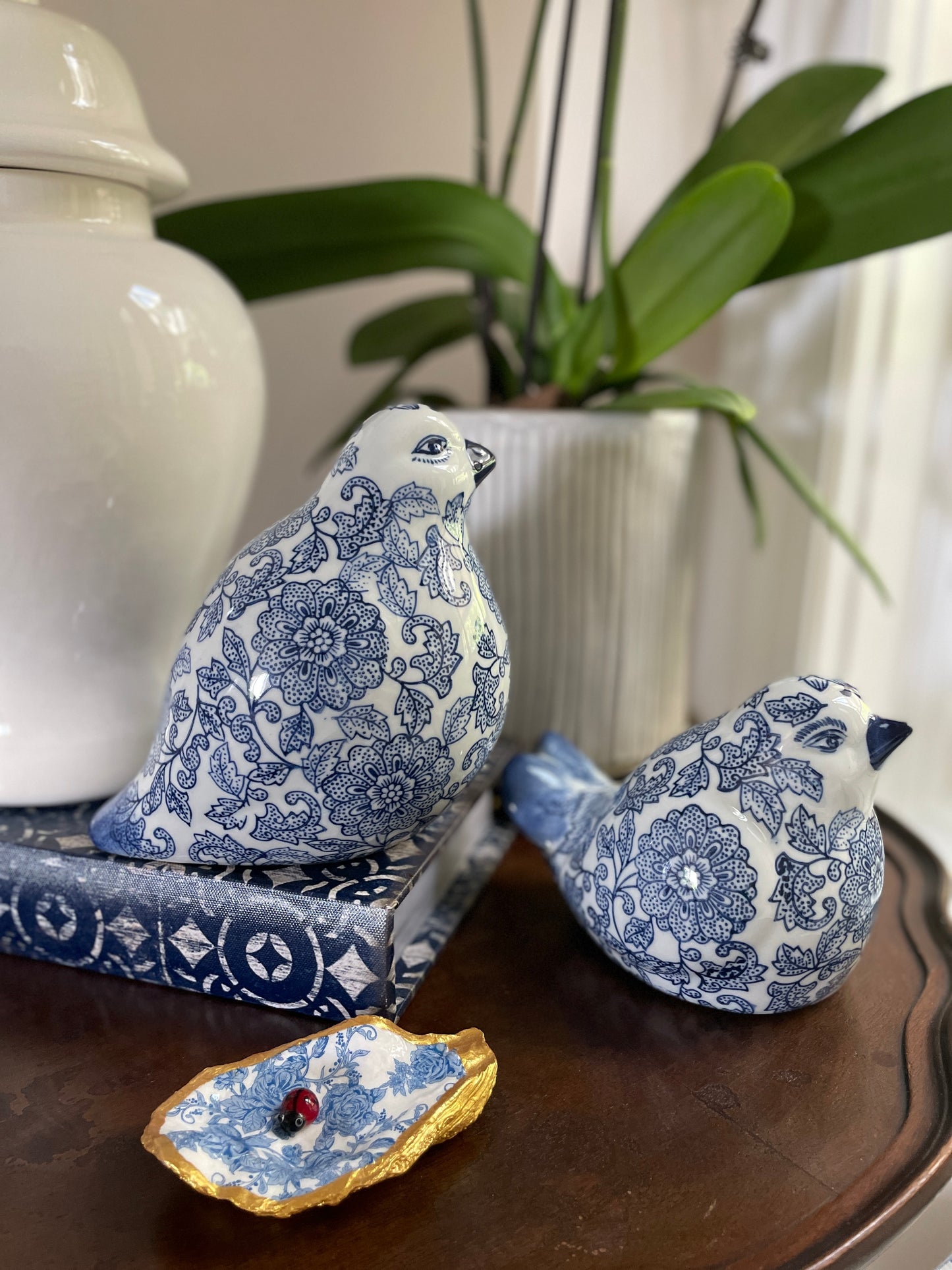 Chinoiserie Porcelain Birds, Sold Individually