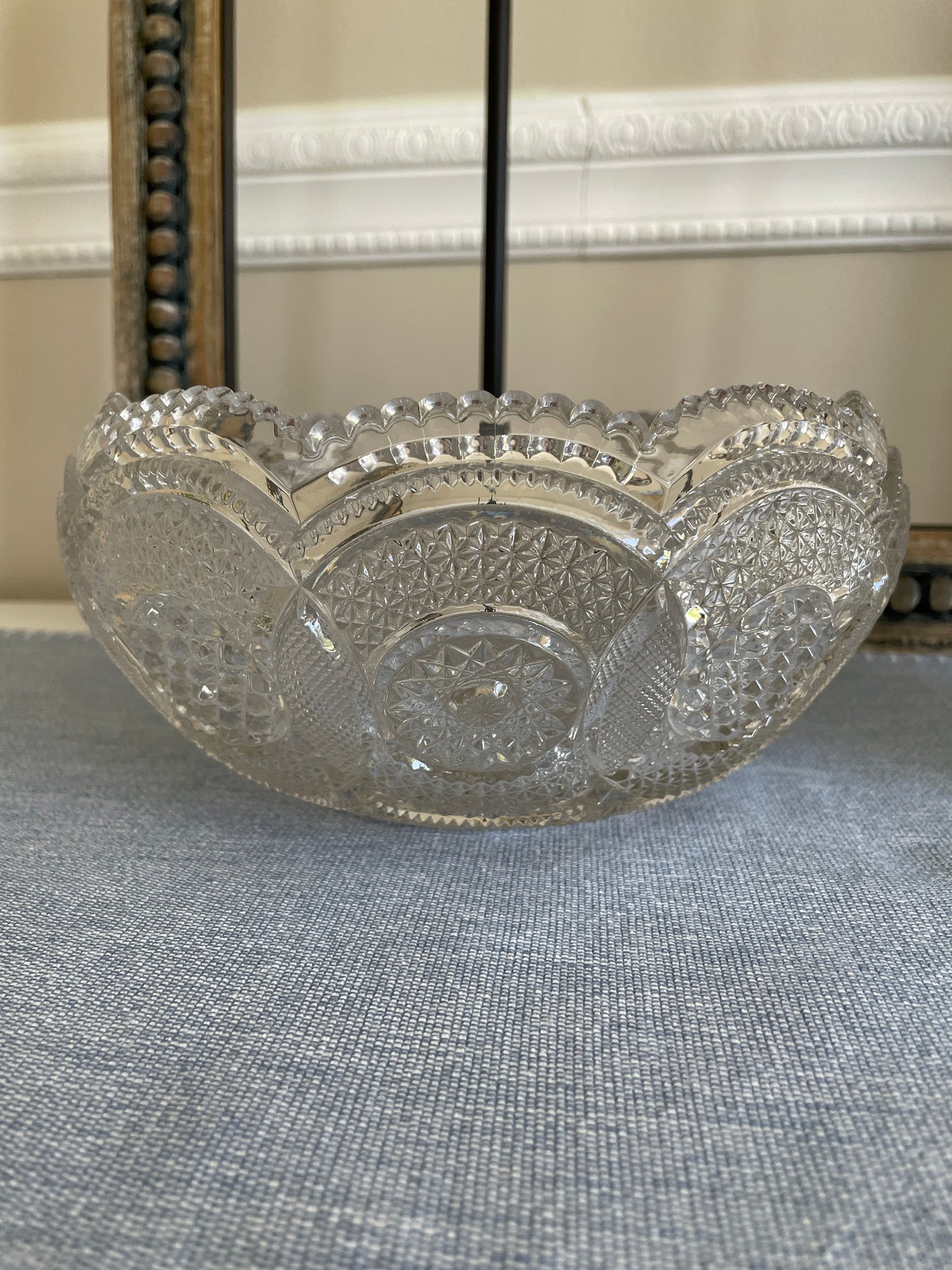 Imperial Glass Pitcher and Bowl Set