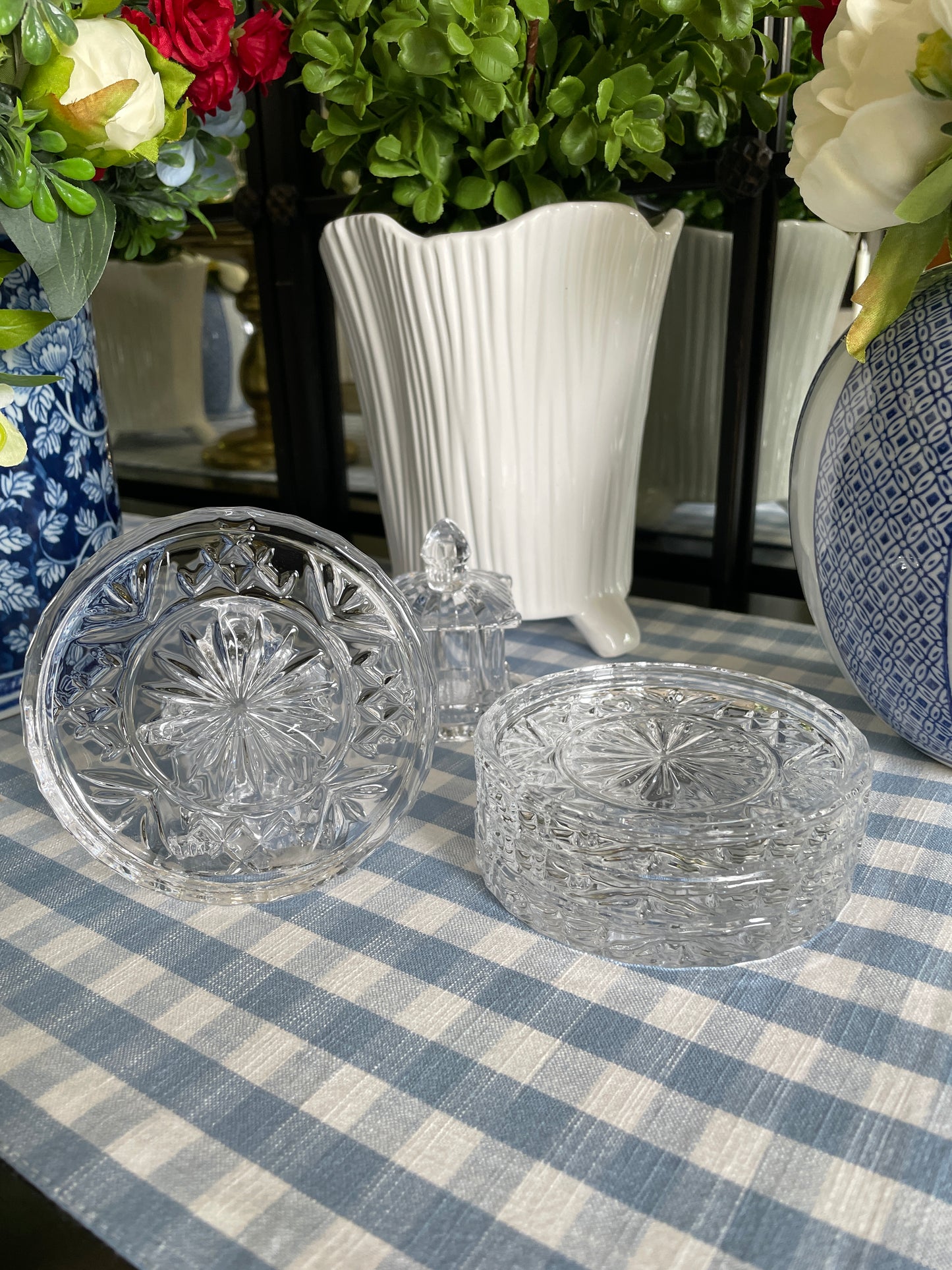 Crystal Coasters, Set of 4