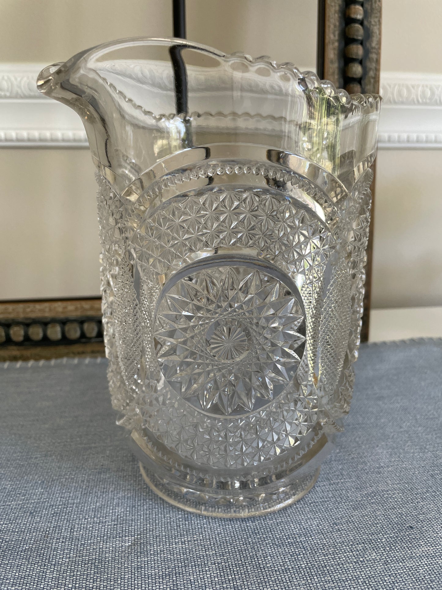 Imperial Glass Pitcher and Bowl Set
