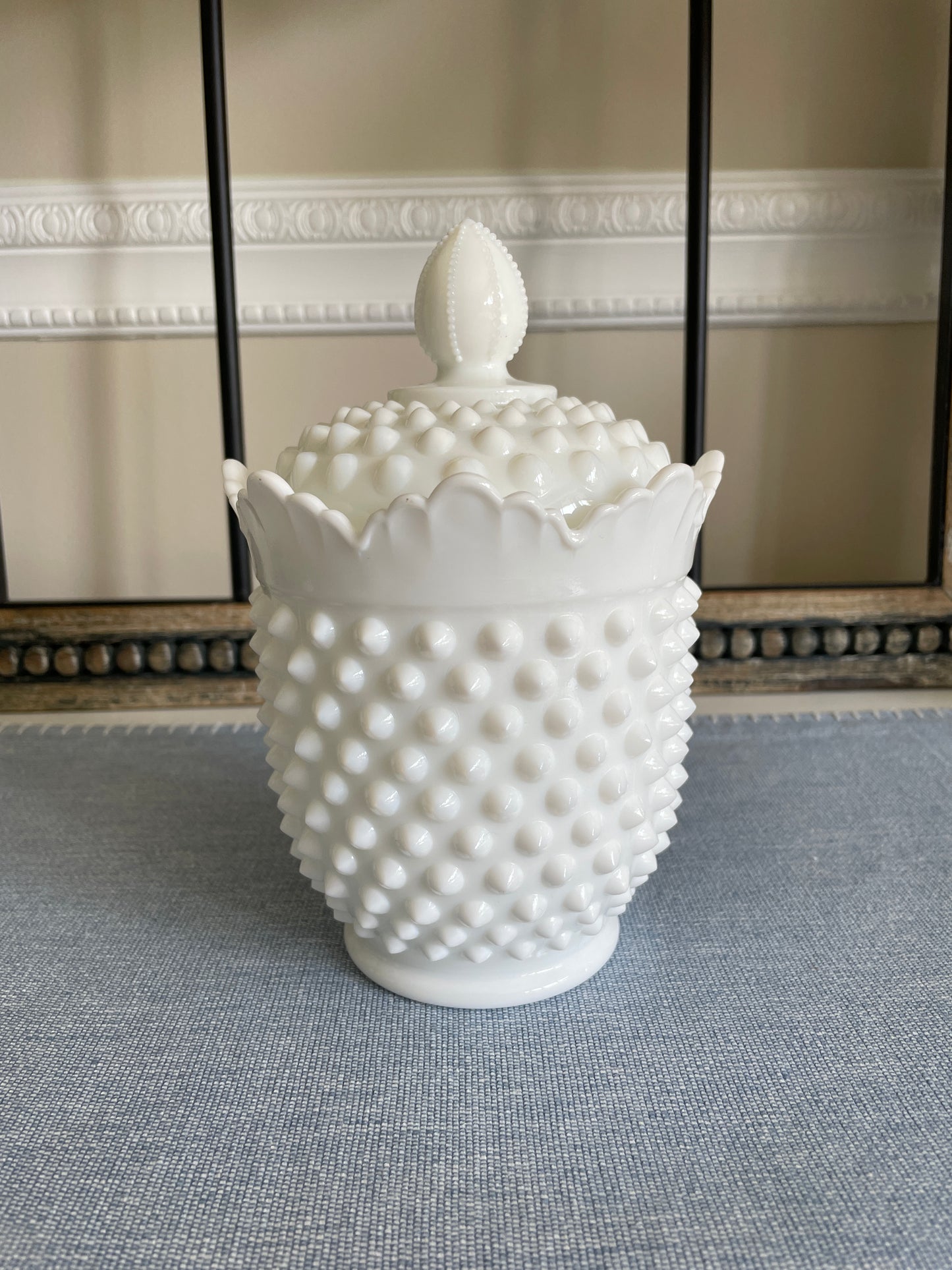 Vintage Fenton Candy Jar