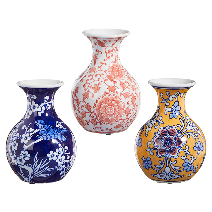 Chinoiserie Bud Vase
