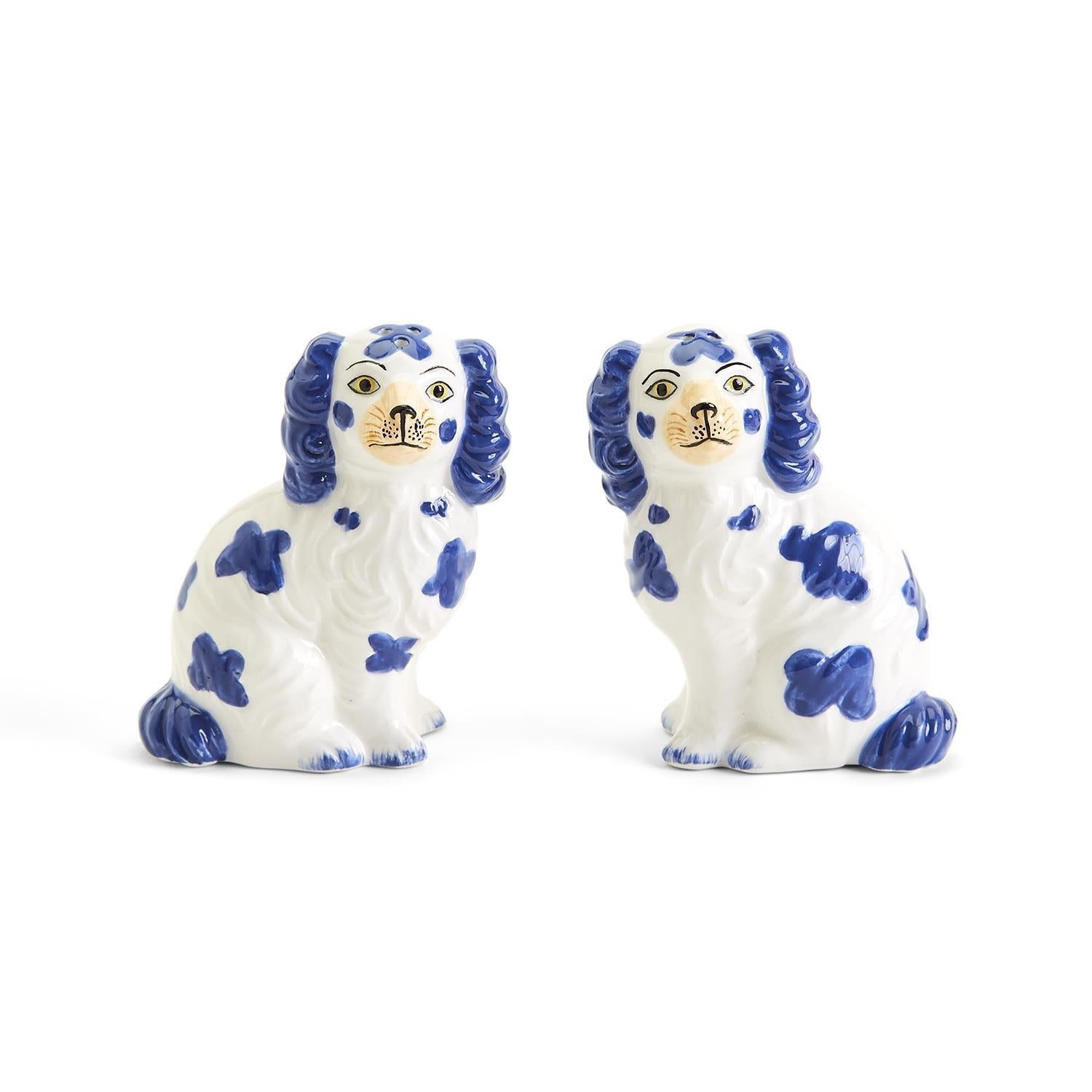 salt & pepper shakers set blue's