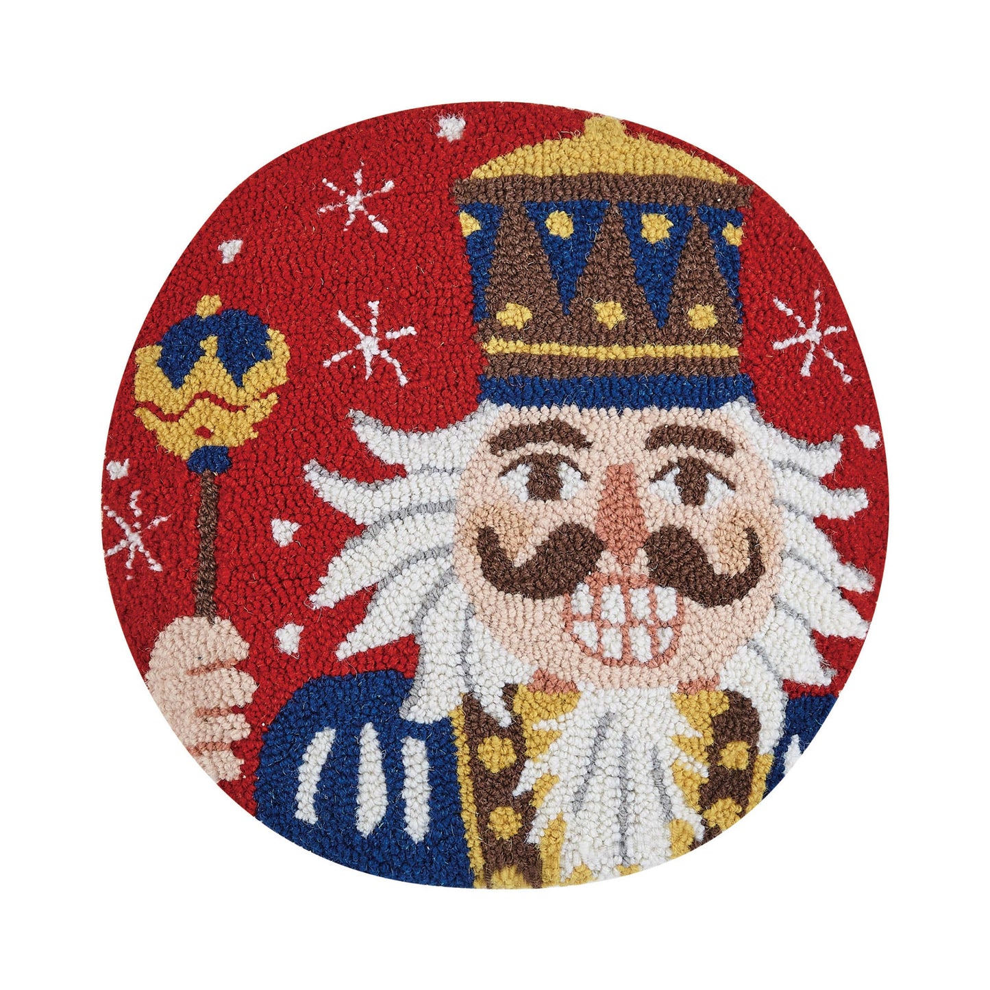 Nutcracker Hook Pillow, Round