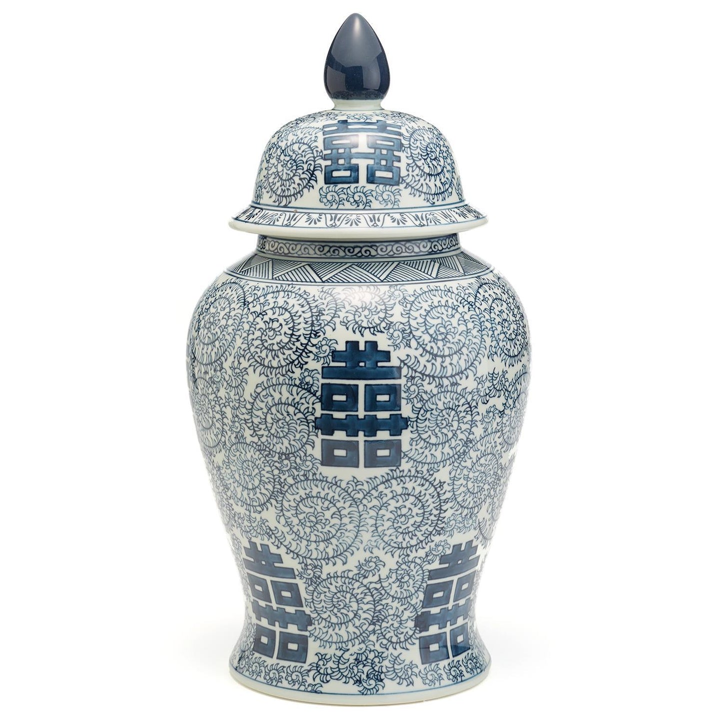 Double Happiness Temple Jar