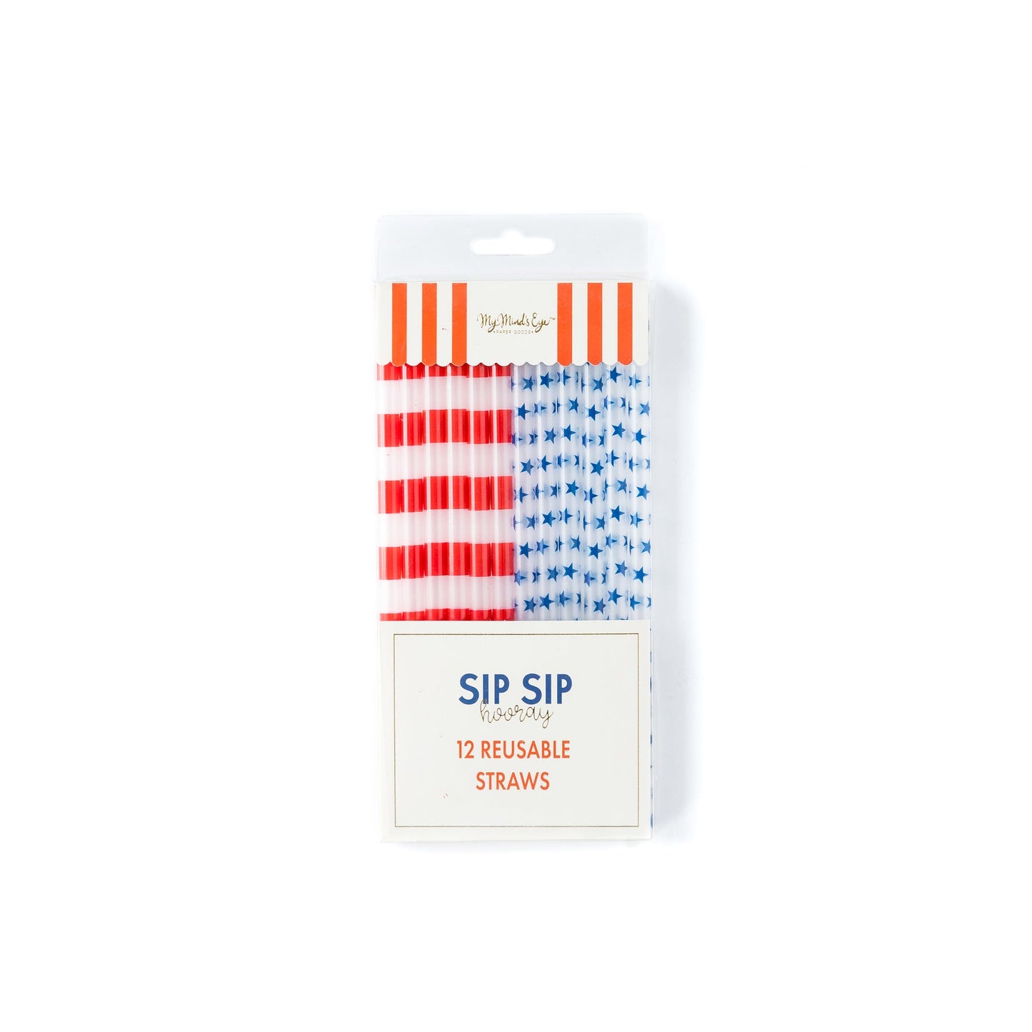 Stars and Stripes Straws