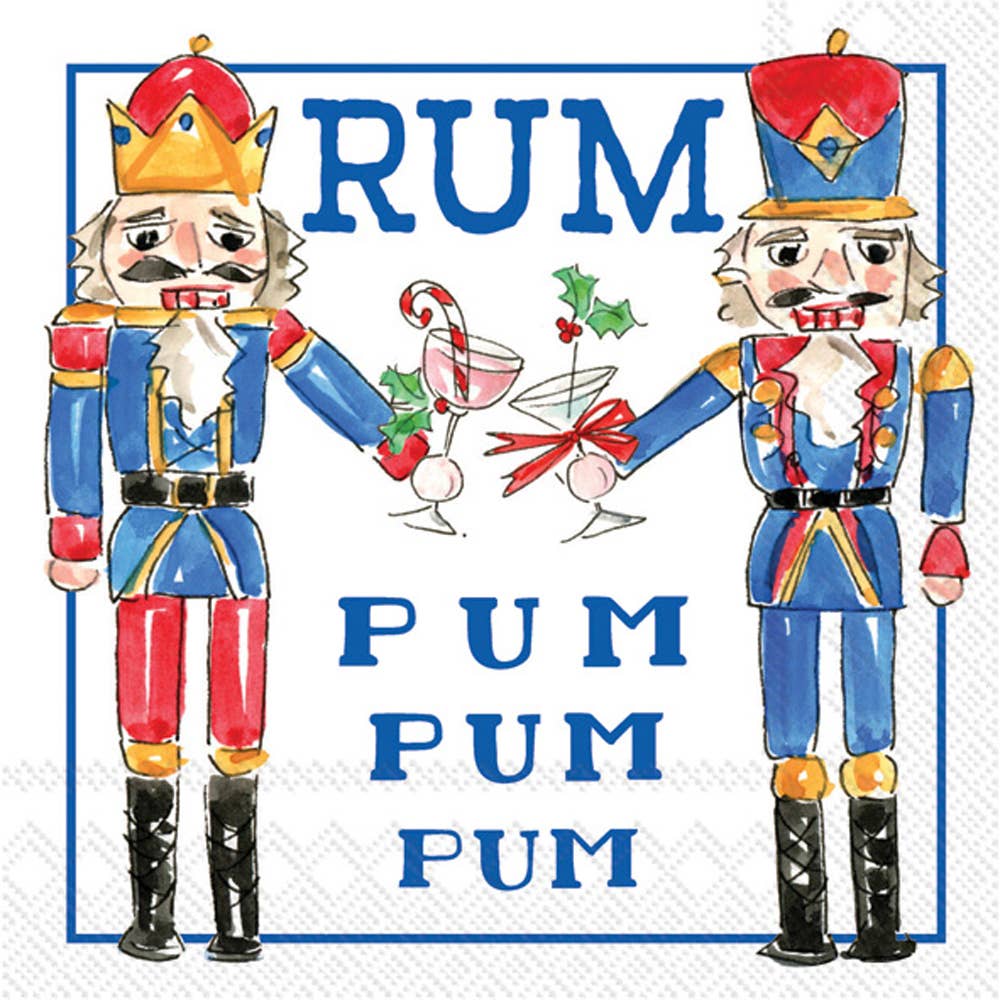 Rum Pum Pum Pum Christmas Cocktail Napkins