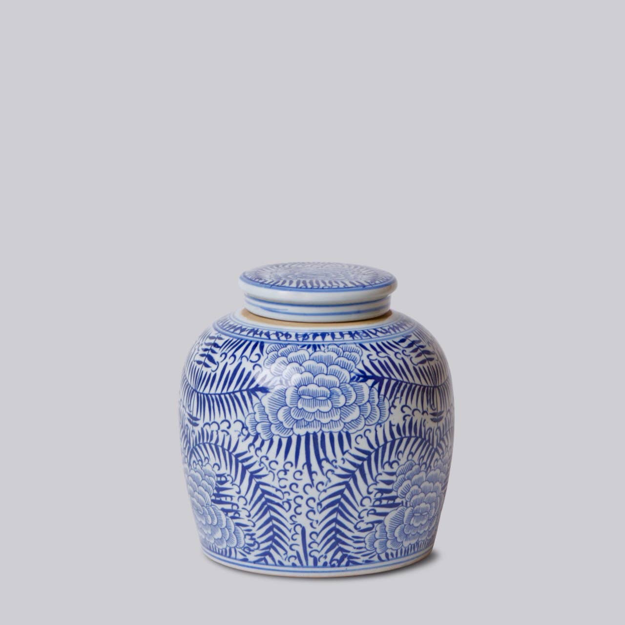 Peonies Lidded Jar