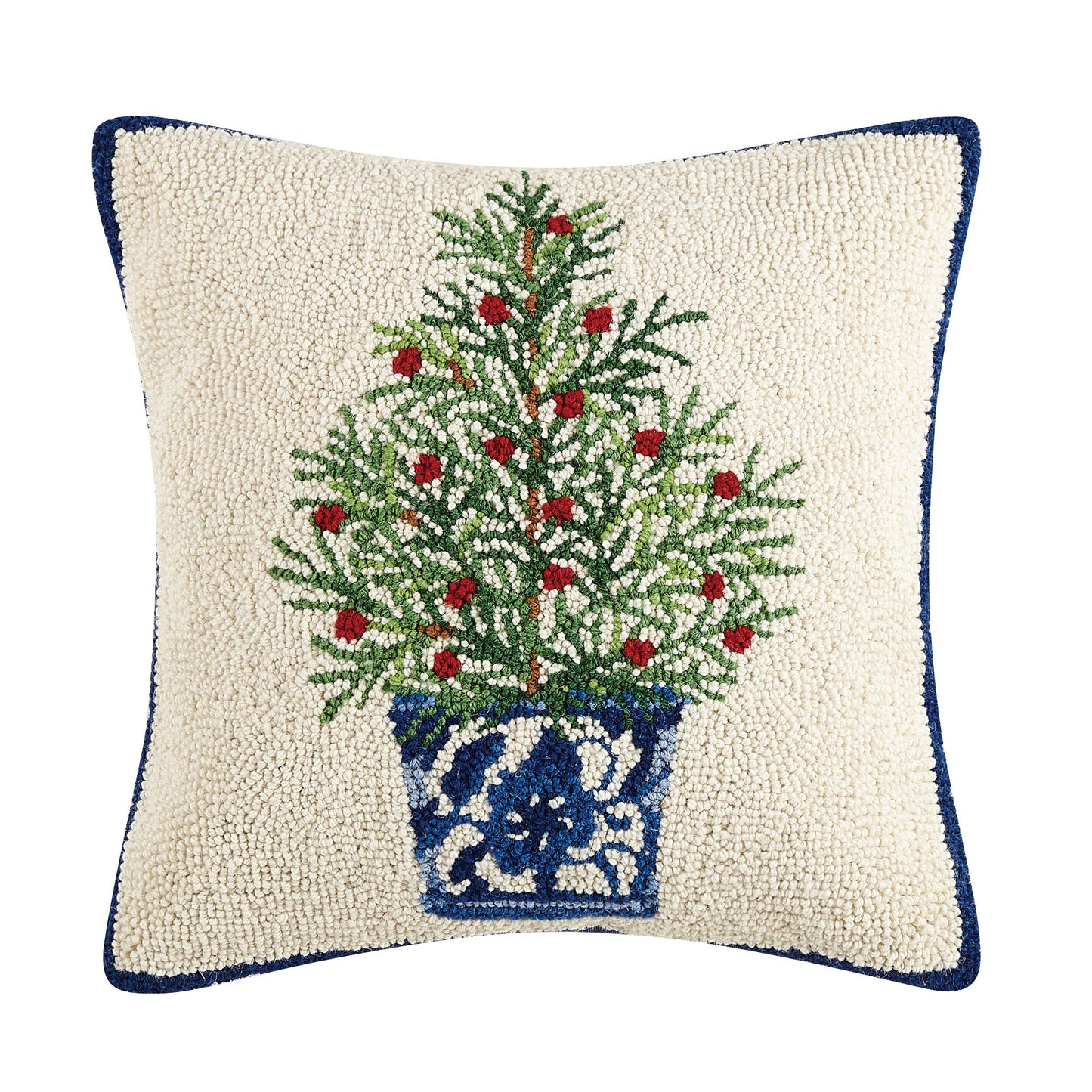 Holiday Chinoiserie Tree Hook Pillow