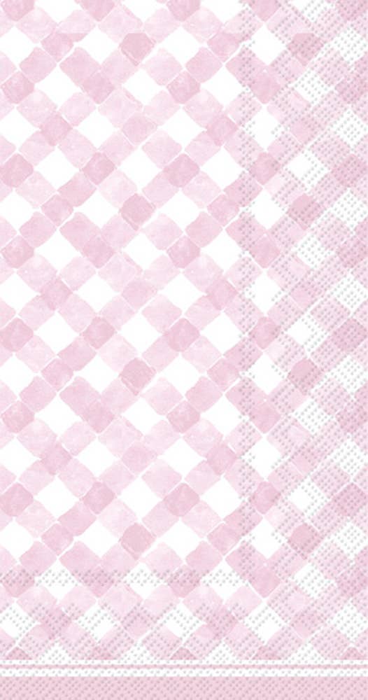 Light Pink Gingham, Guest Towel