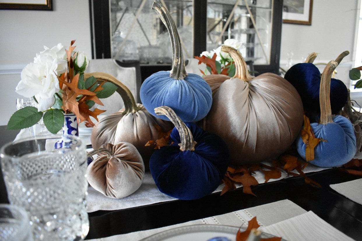 Velvet Pumpkin Tablescape