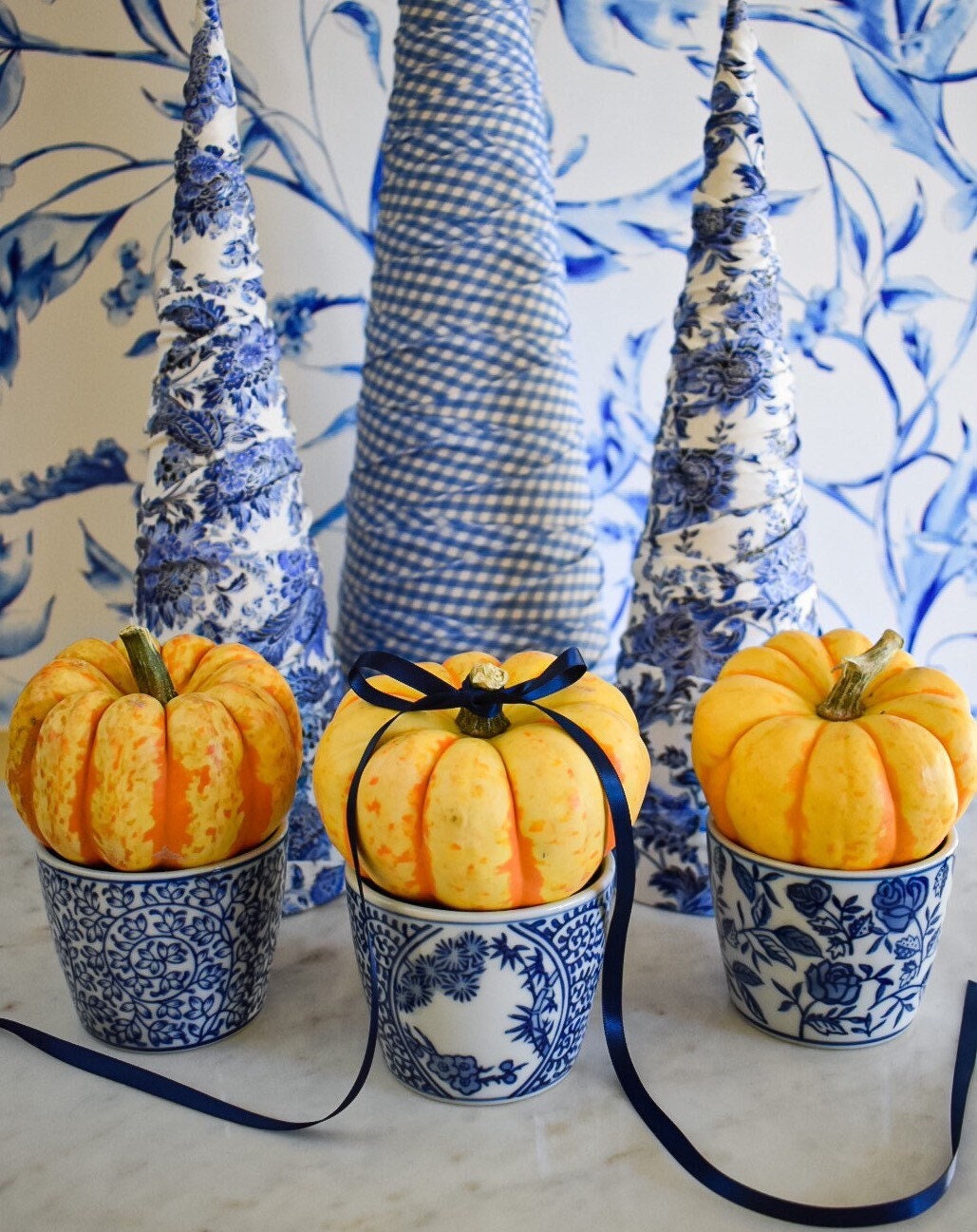 Blue and White Cachet Pot