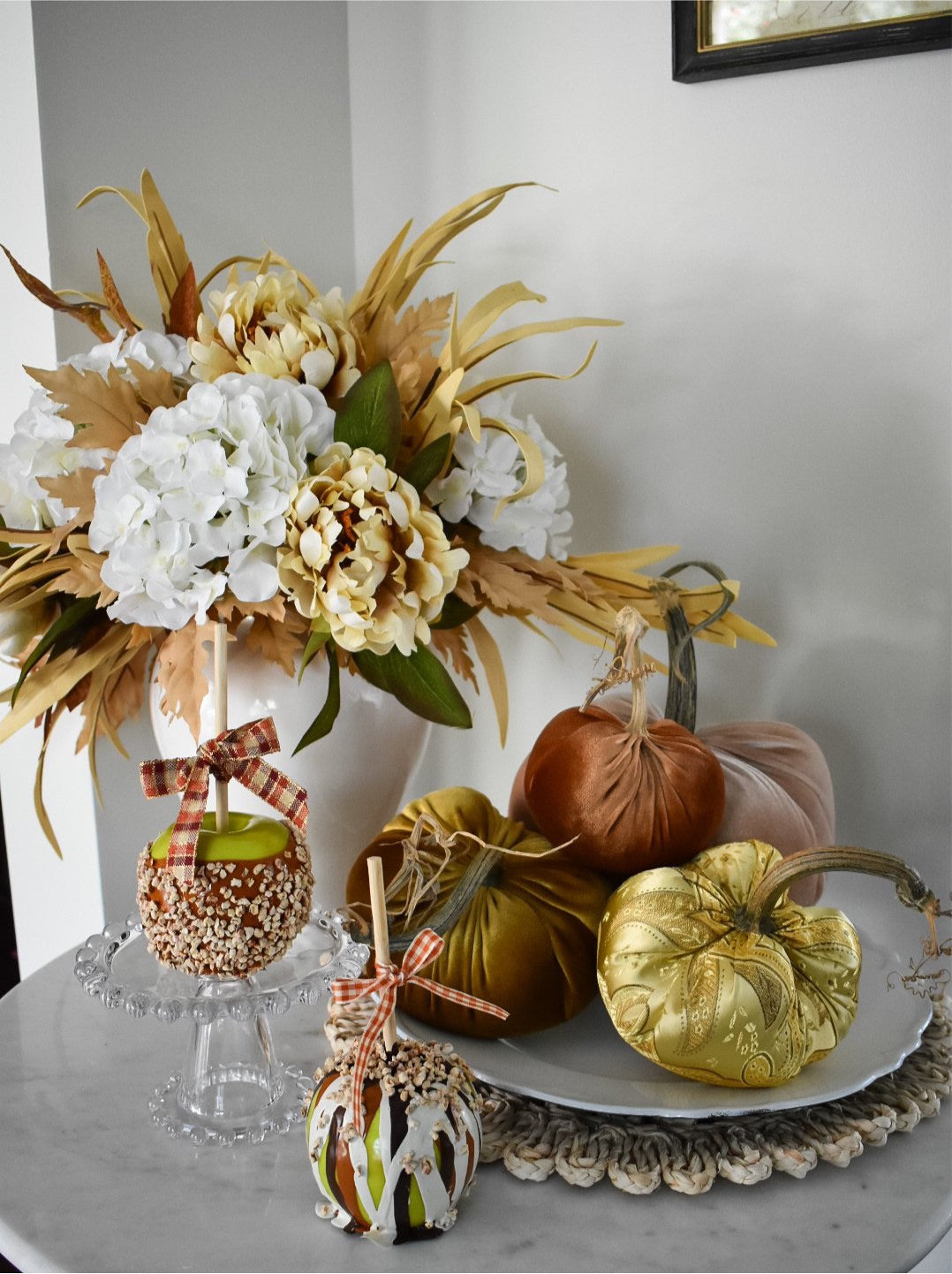 Gold Brocade Pumpkin