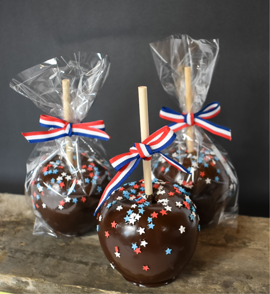 Permanent Patriotic Chocolate Apples