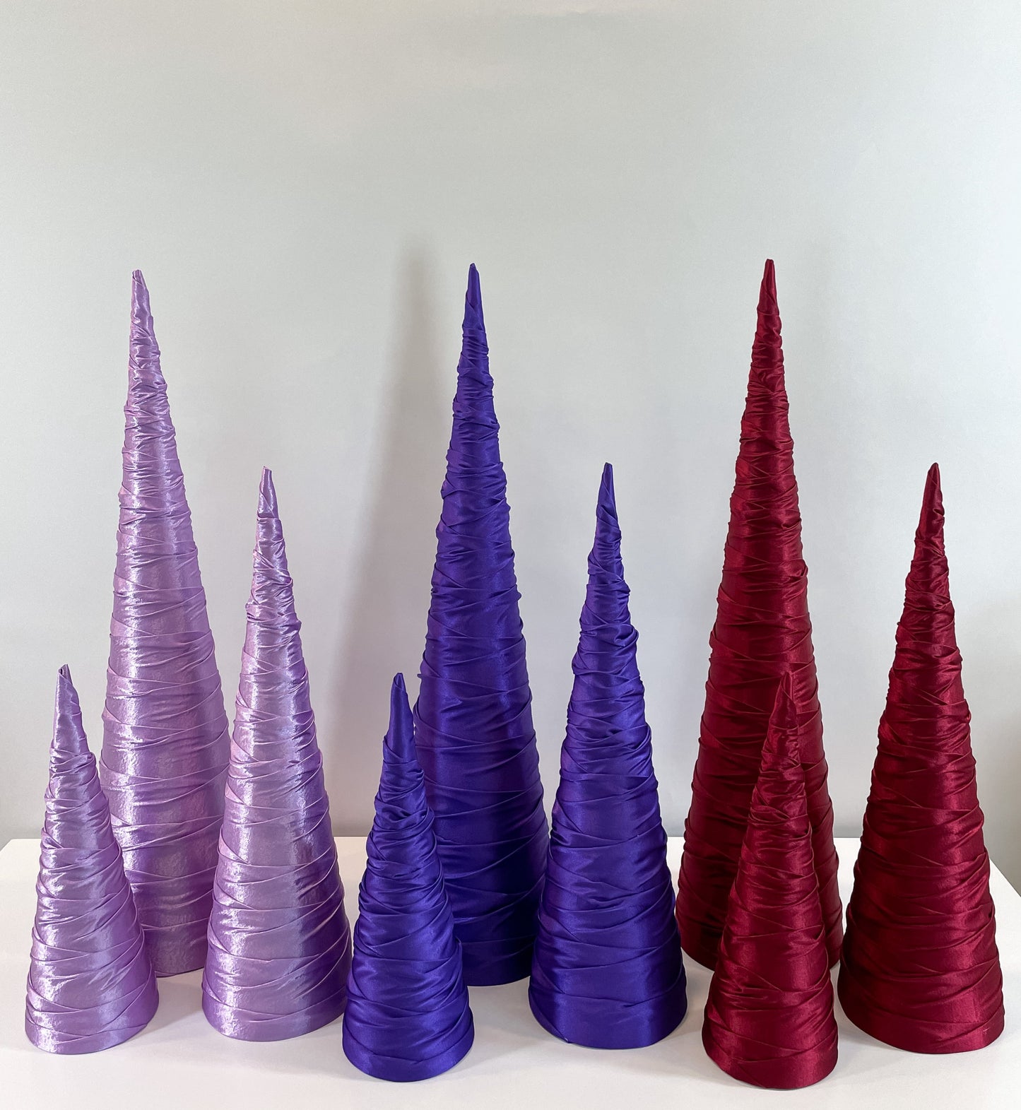 Burgundy and Purple Trees