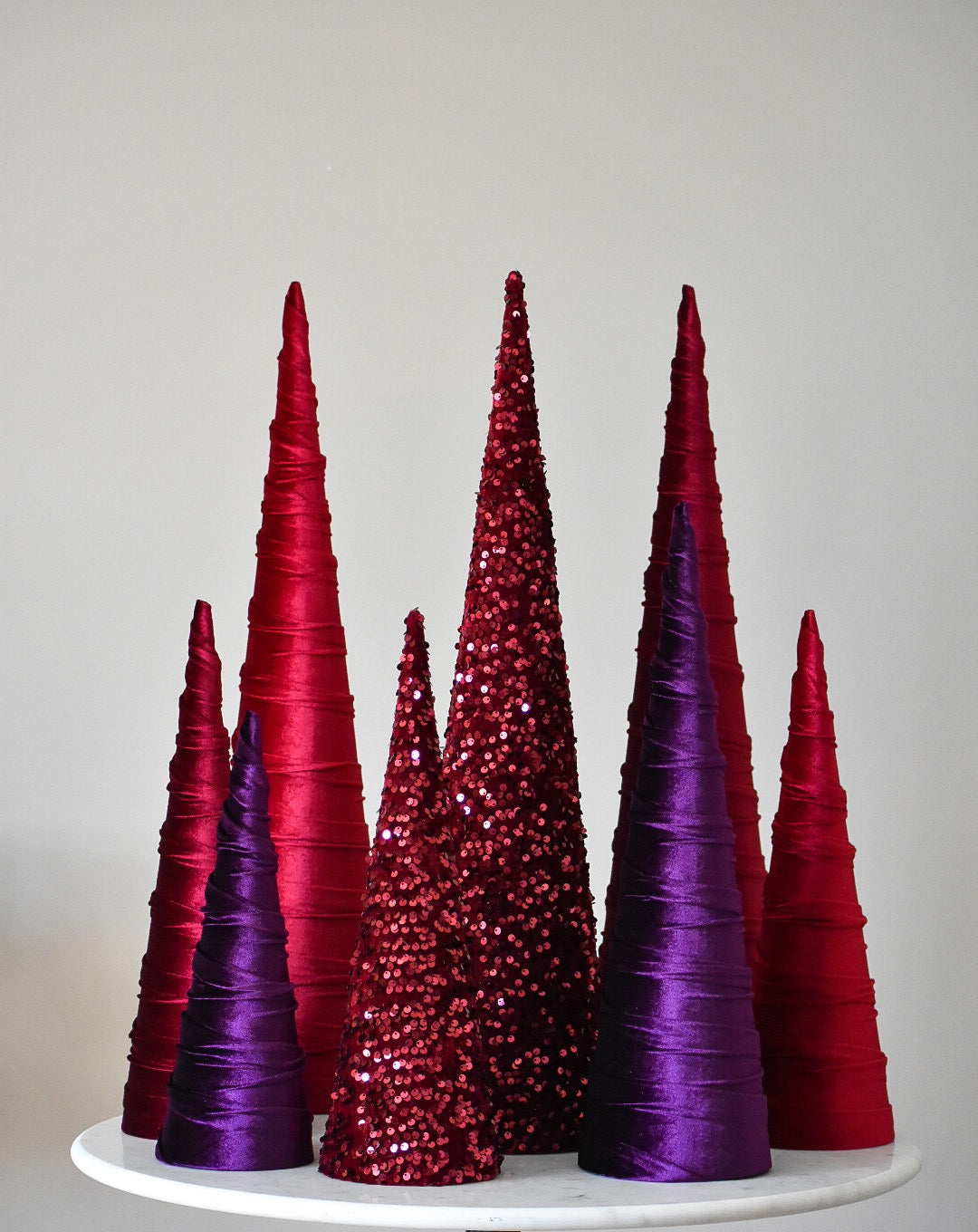 Burgundy and Purple Trees