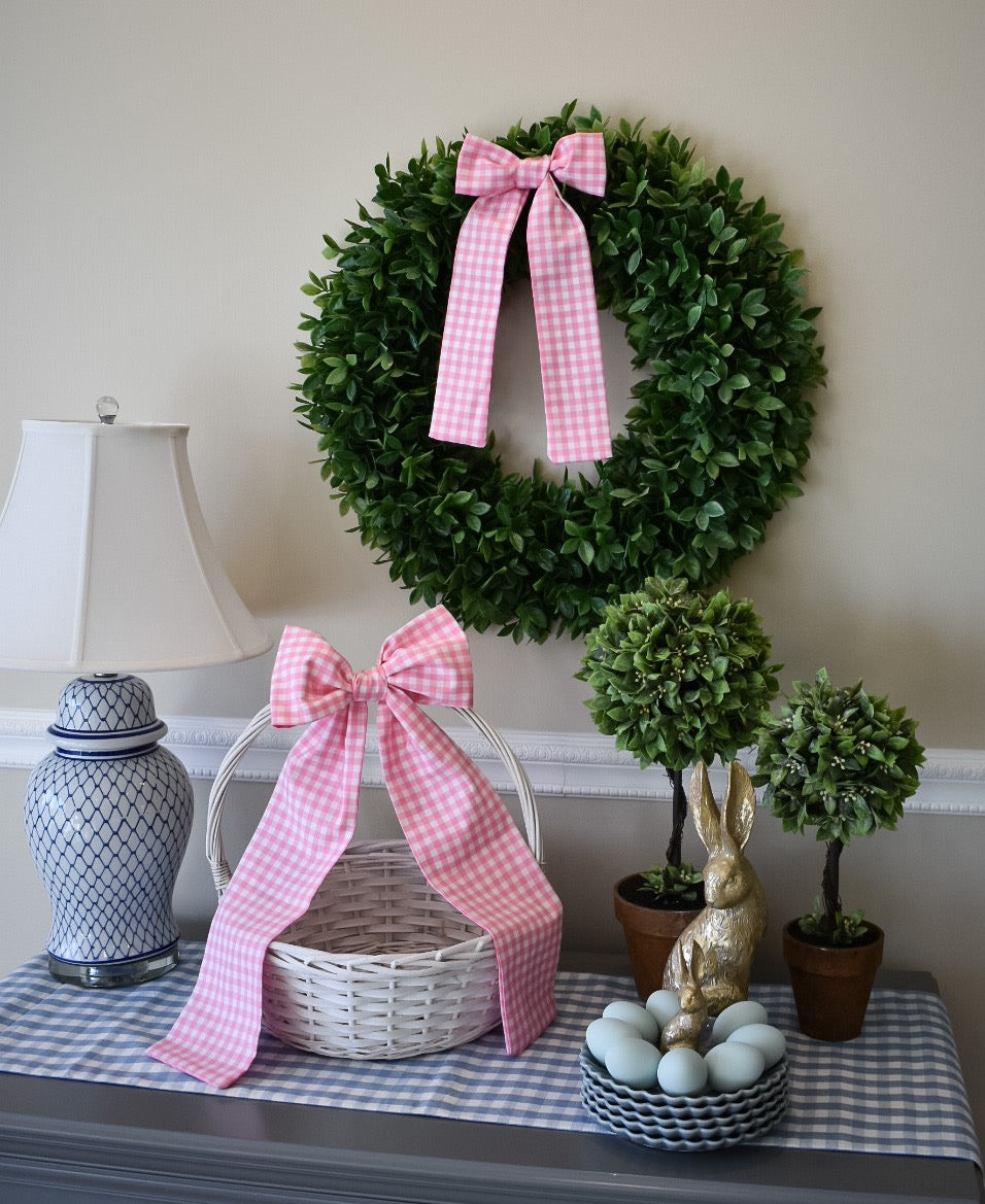 Gingham Bows