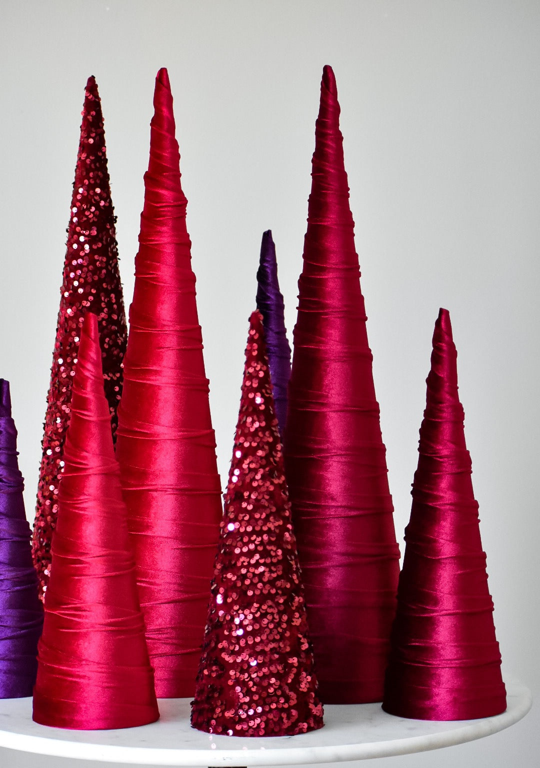 Burgundy and Purple Trees