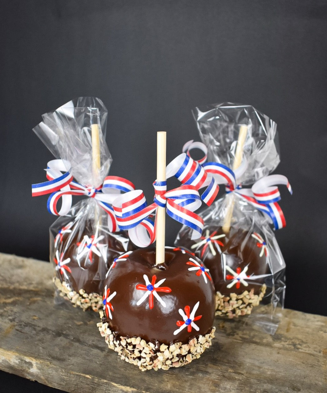Permanent Patriotic Chocolate Apples