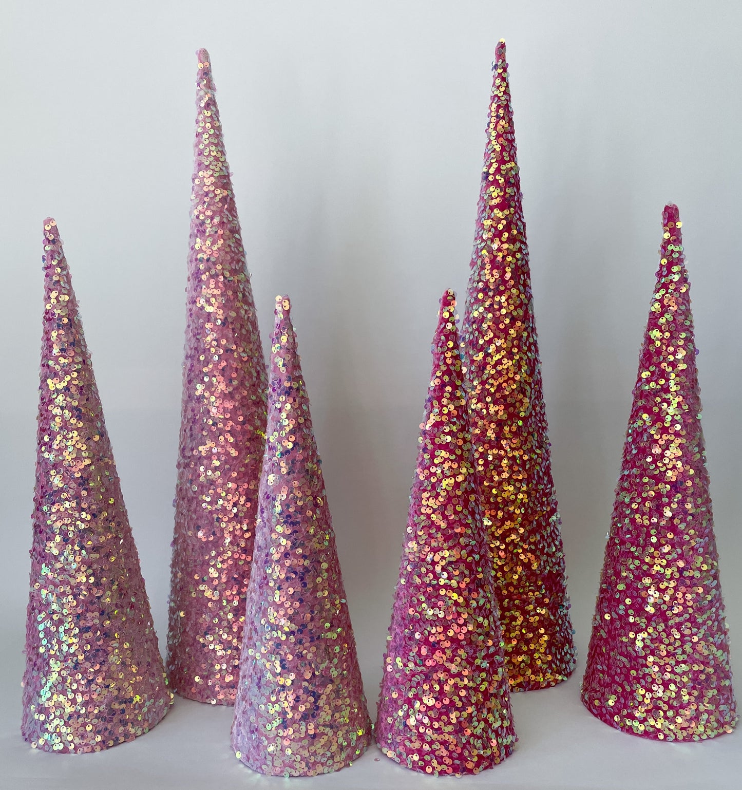 Assorted Spring Sequin Trees, Sold Individually