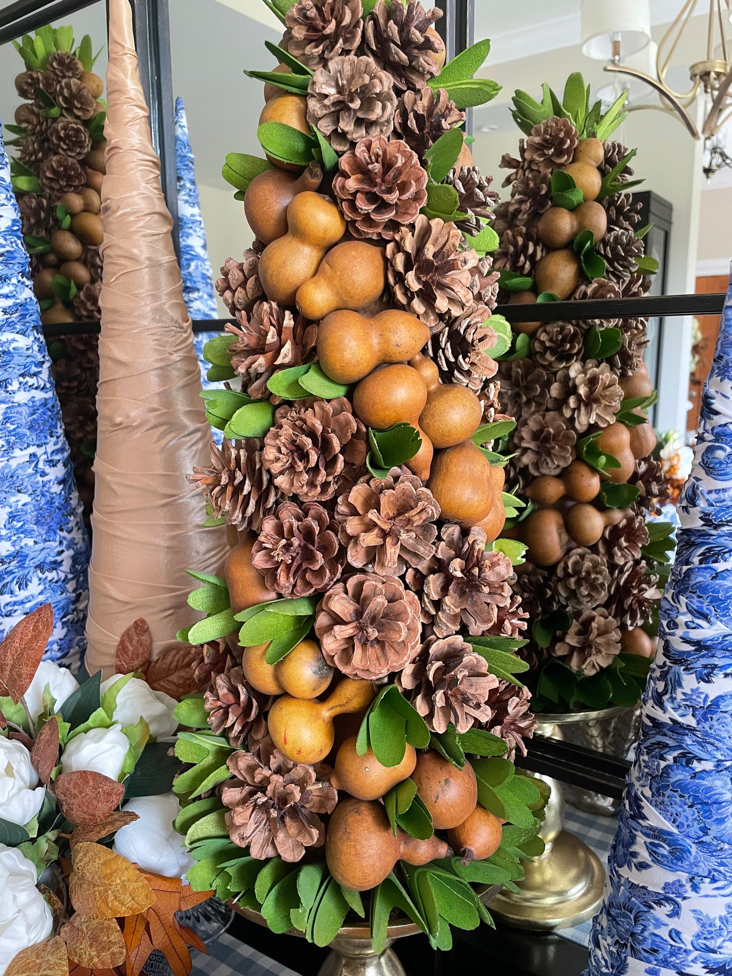 Gourd and Pinecone Trees, Sold Separately