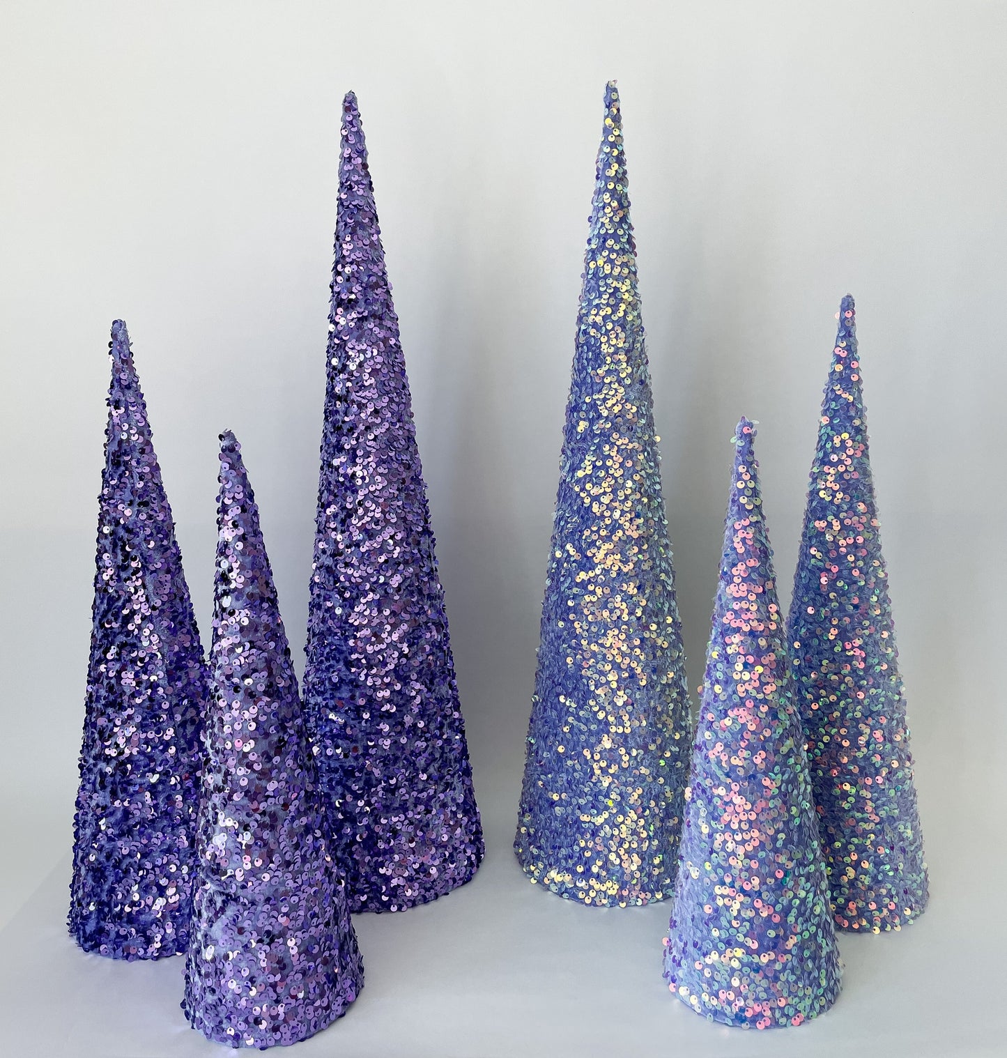 Assorted Spring Sequin Trees, Sold Individually