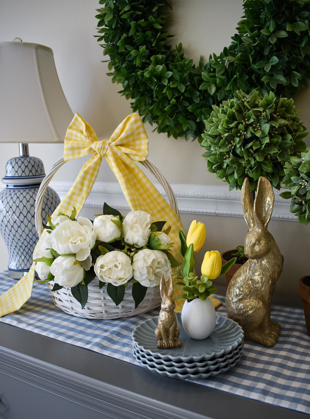 Gingham Bows