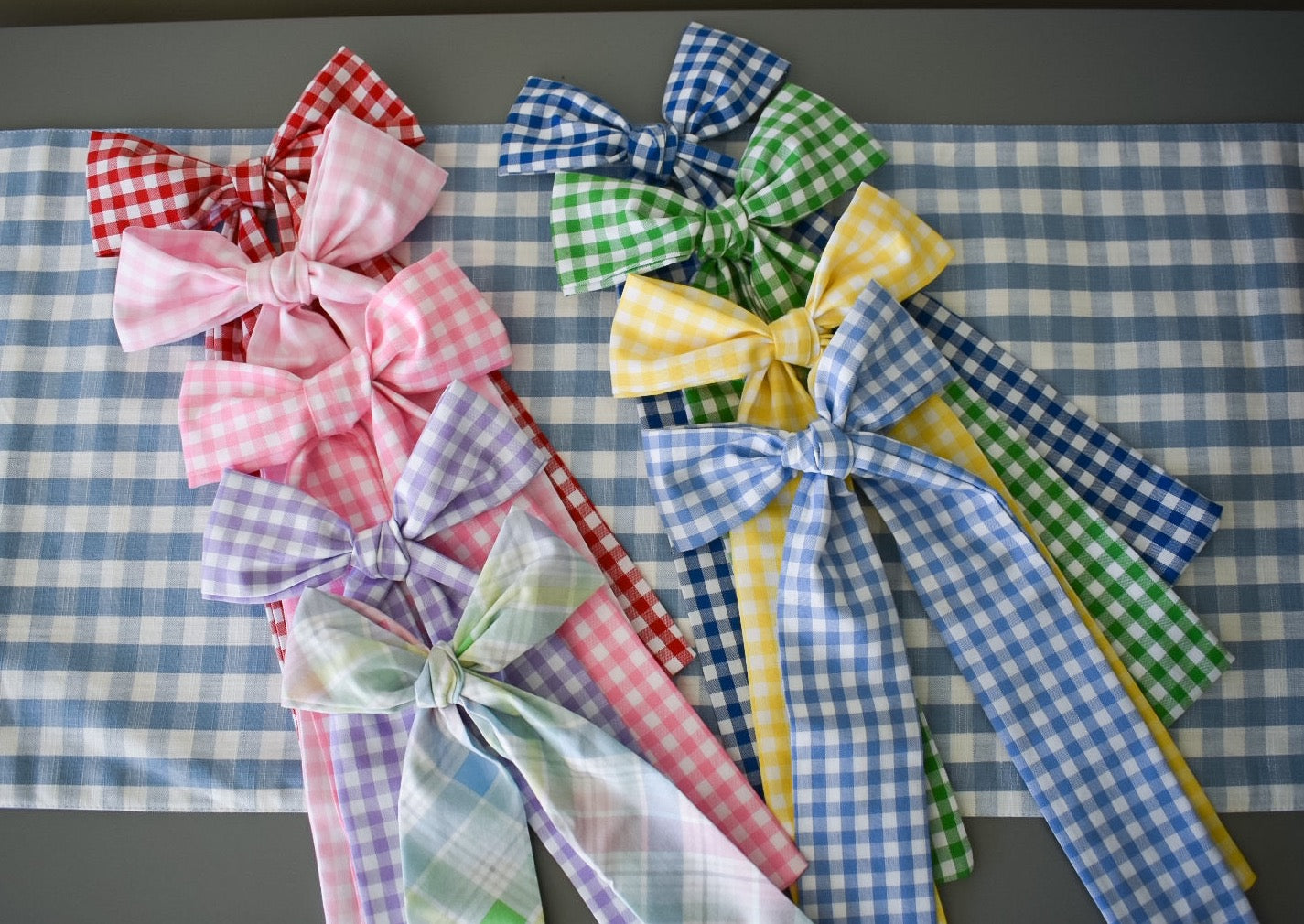 Gingham Bows