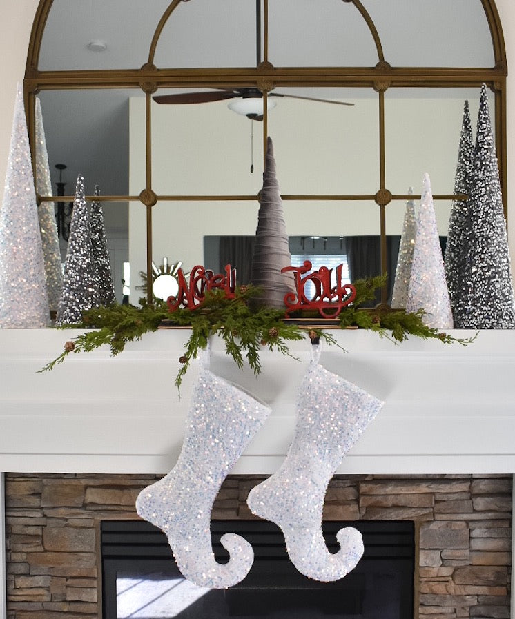 Velvet Sequin Christmas Stocking