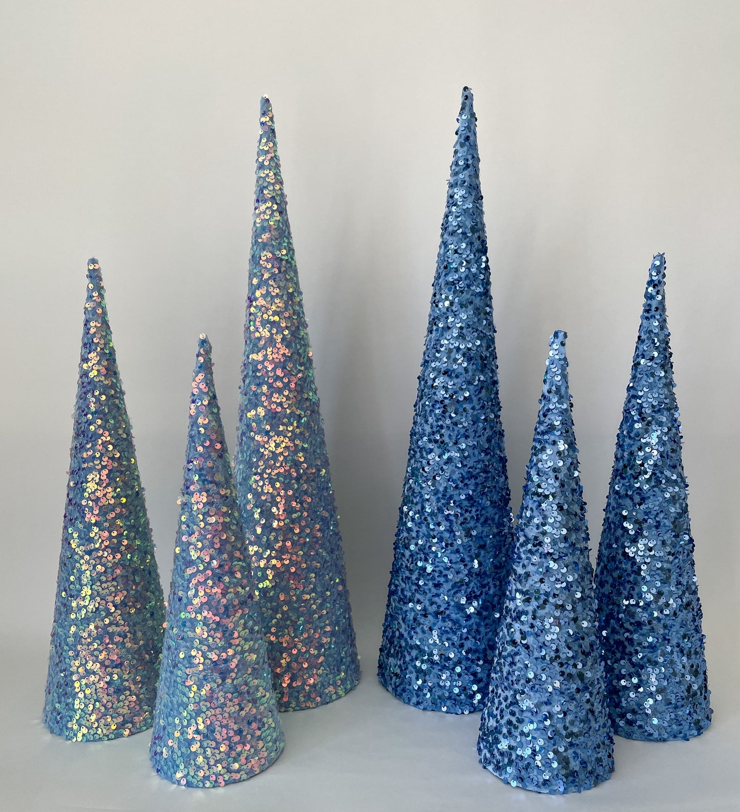 Assorted Spring Sequin Trees, Sold Individually
