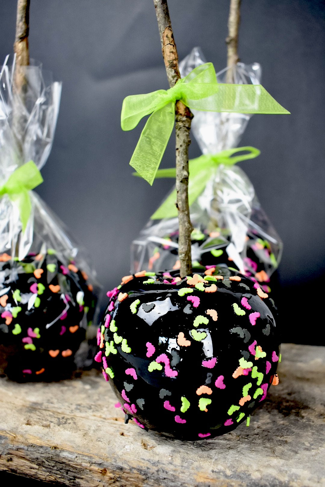Permanent Poison Apple with Bat Sprinkles, Sold Individually
