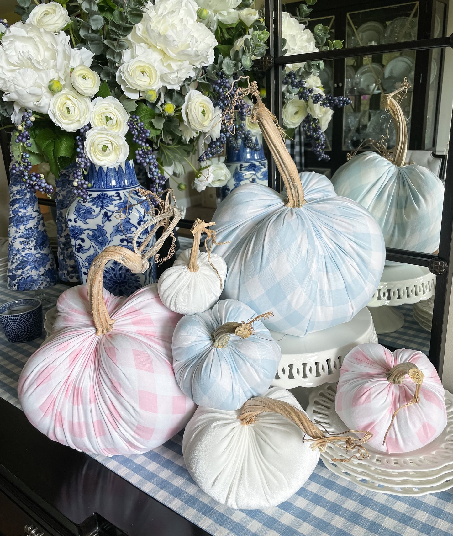 Buffalo Check Pumpkins
