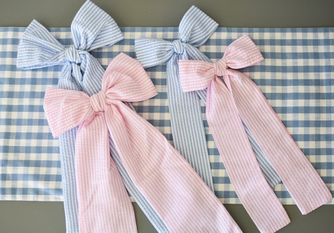 Seersucker Bows